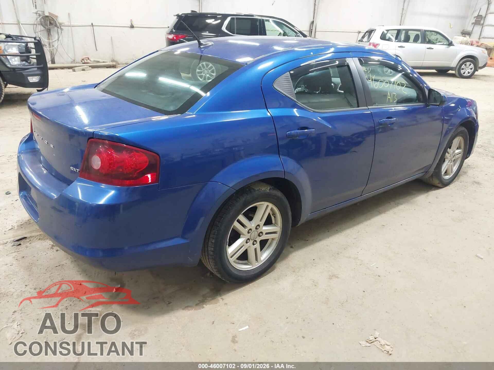 DODGE AVENGER 2013 - 1C3CDZCB7DN581318