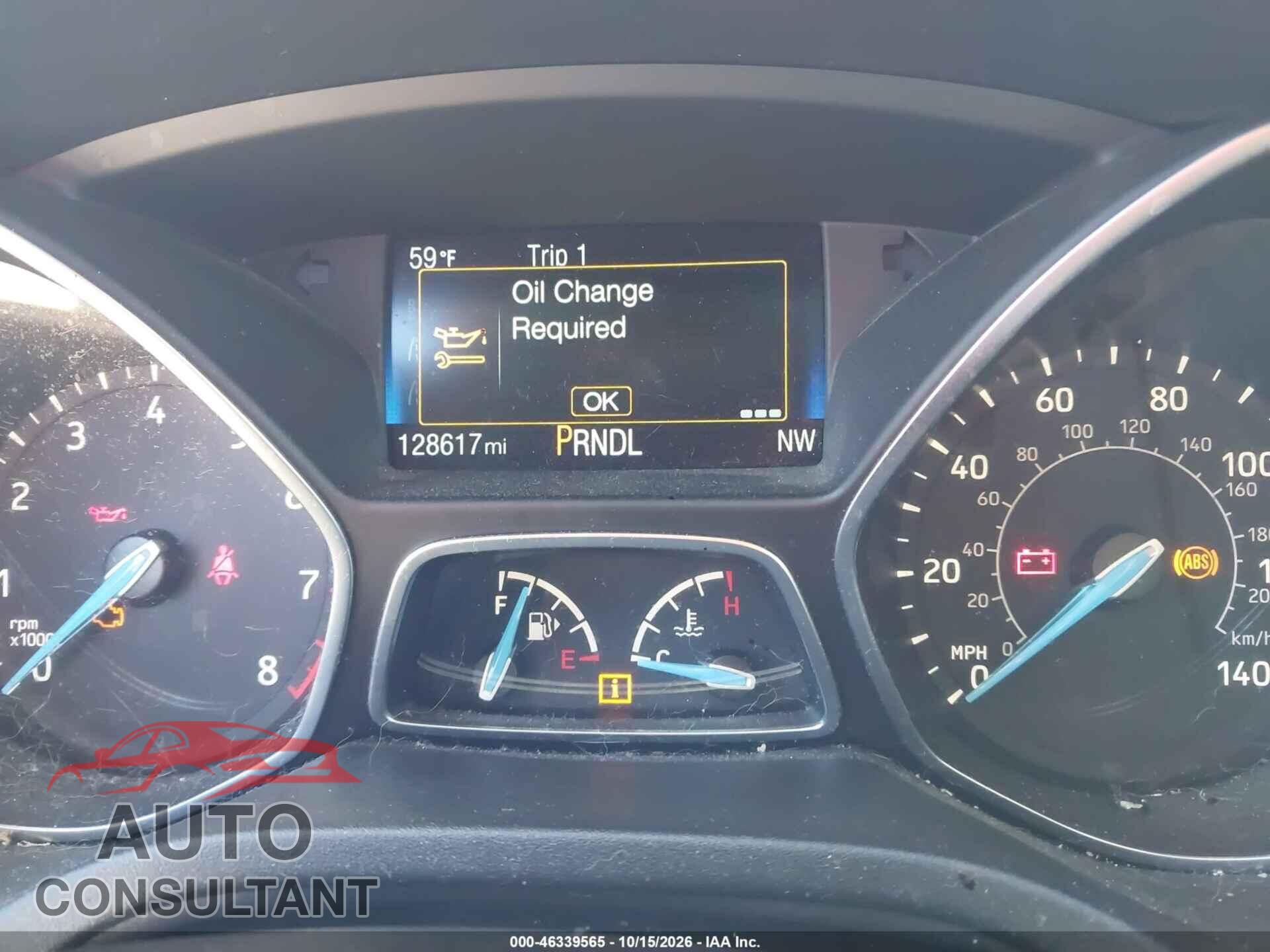 FORD FOCUS 2017 - 1FADP3F29HL288401