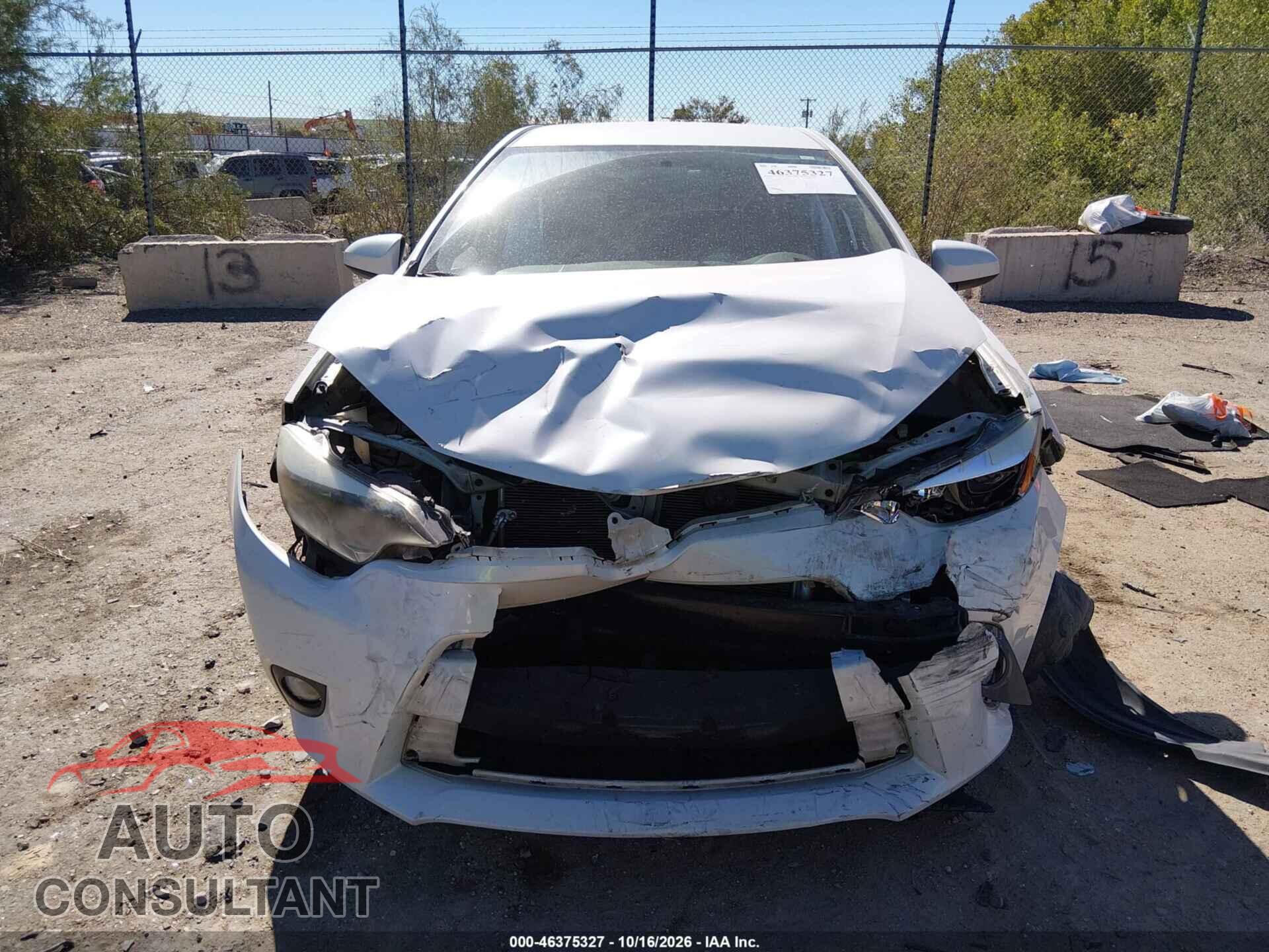 TOYOTA COROLLA 2015 - 5YFBPRHE2FP226516
