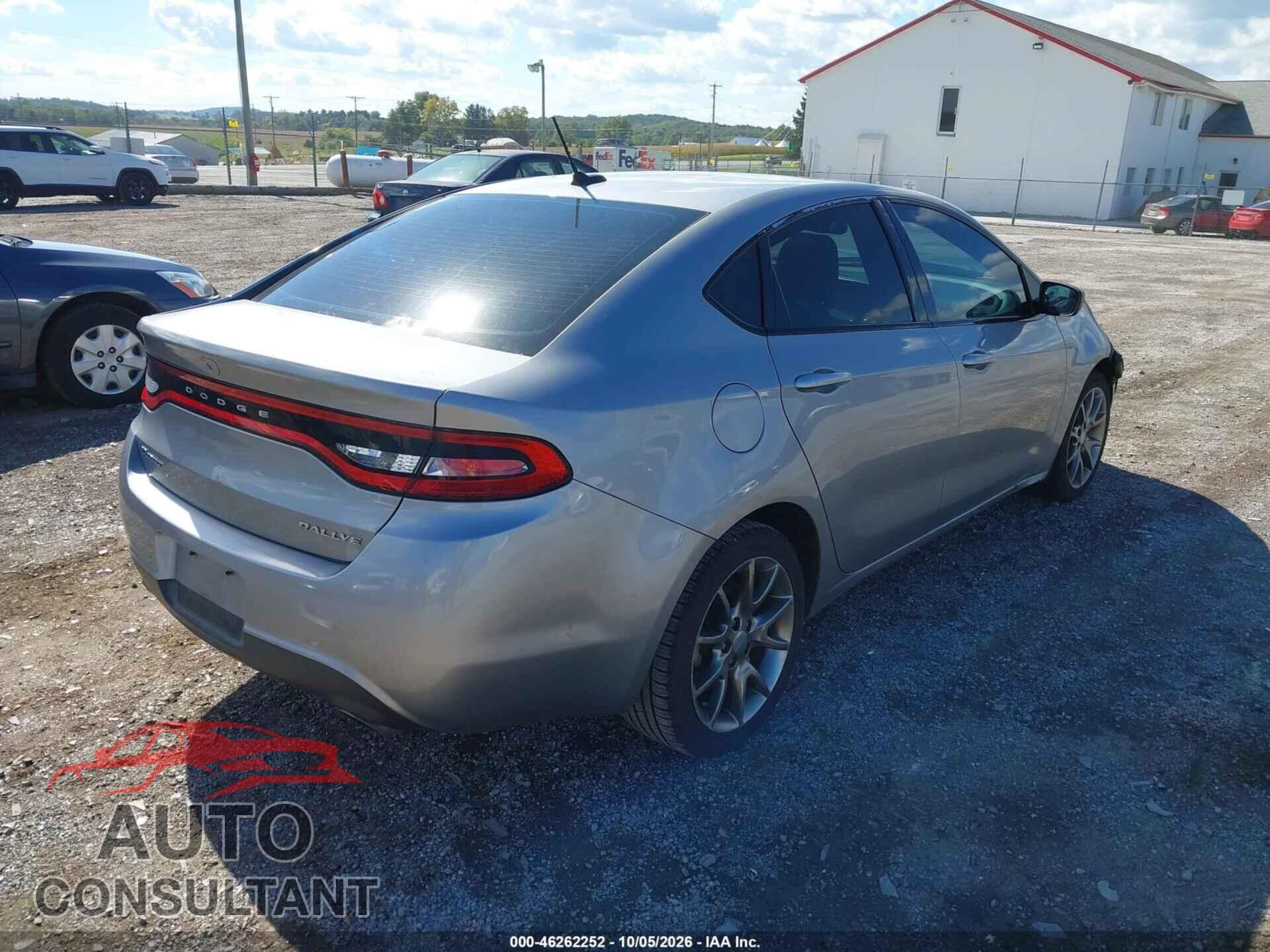 DODGE DART 2015 - 1C3CDFBB6FD242123
