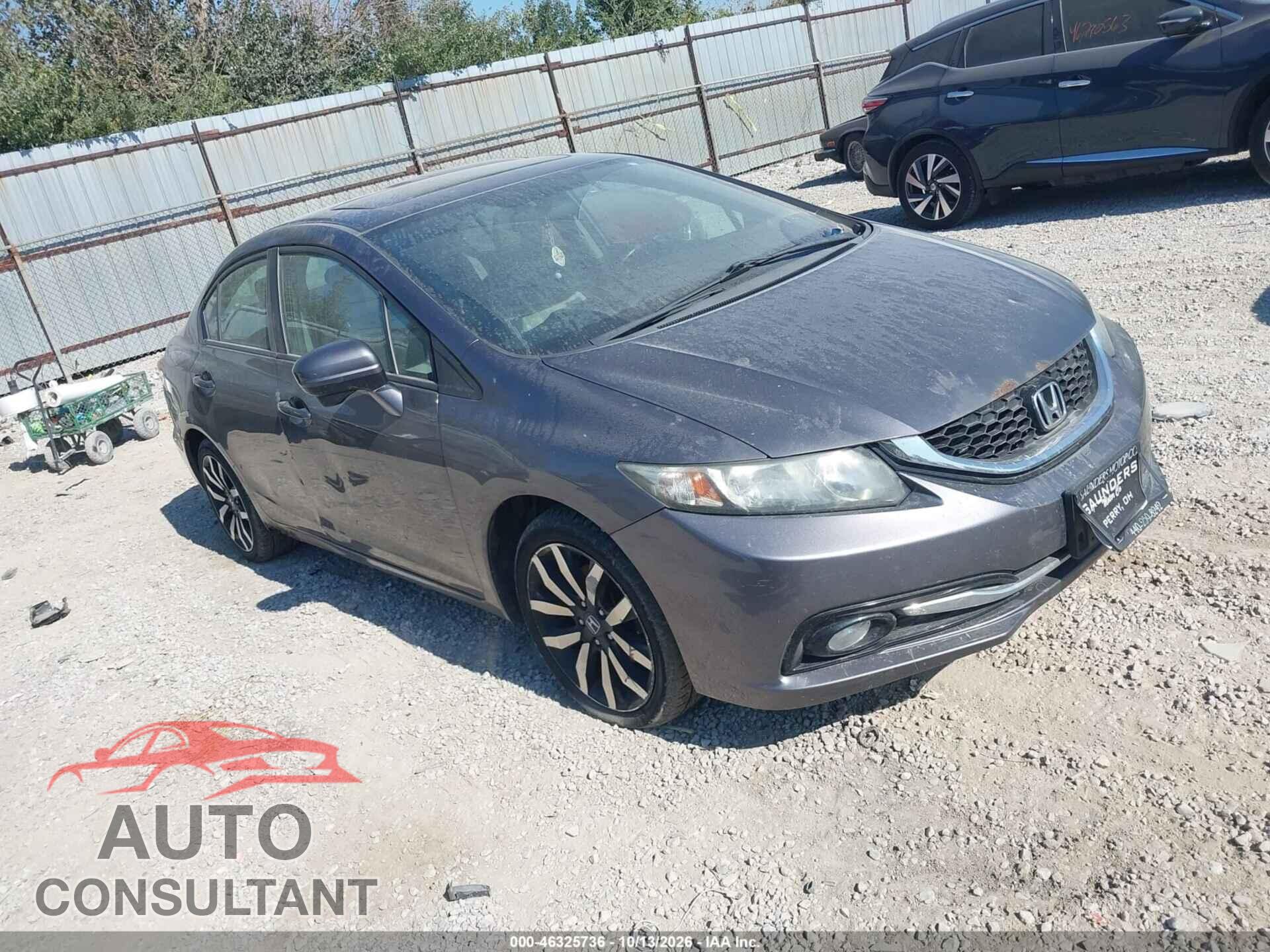HONDA CIVIC 2015 - 19XFB2F94FE092395