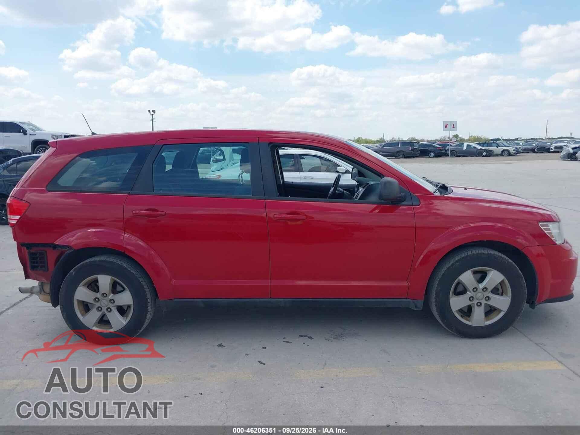 DODGE JOURNEY 2013 - 3C4PDCABXDT537116