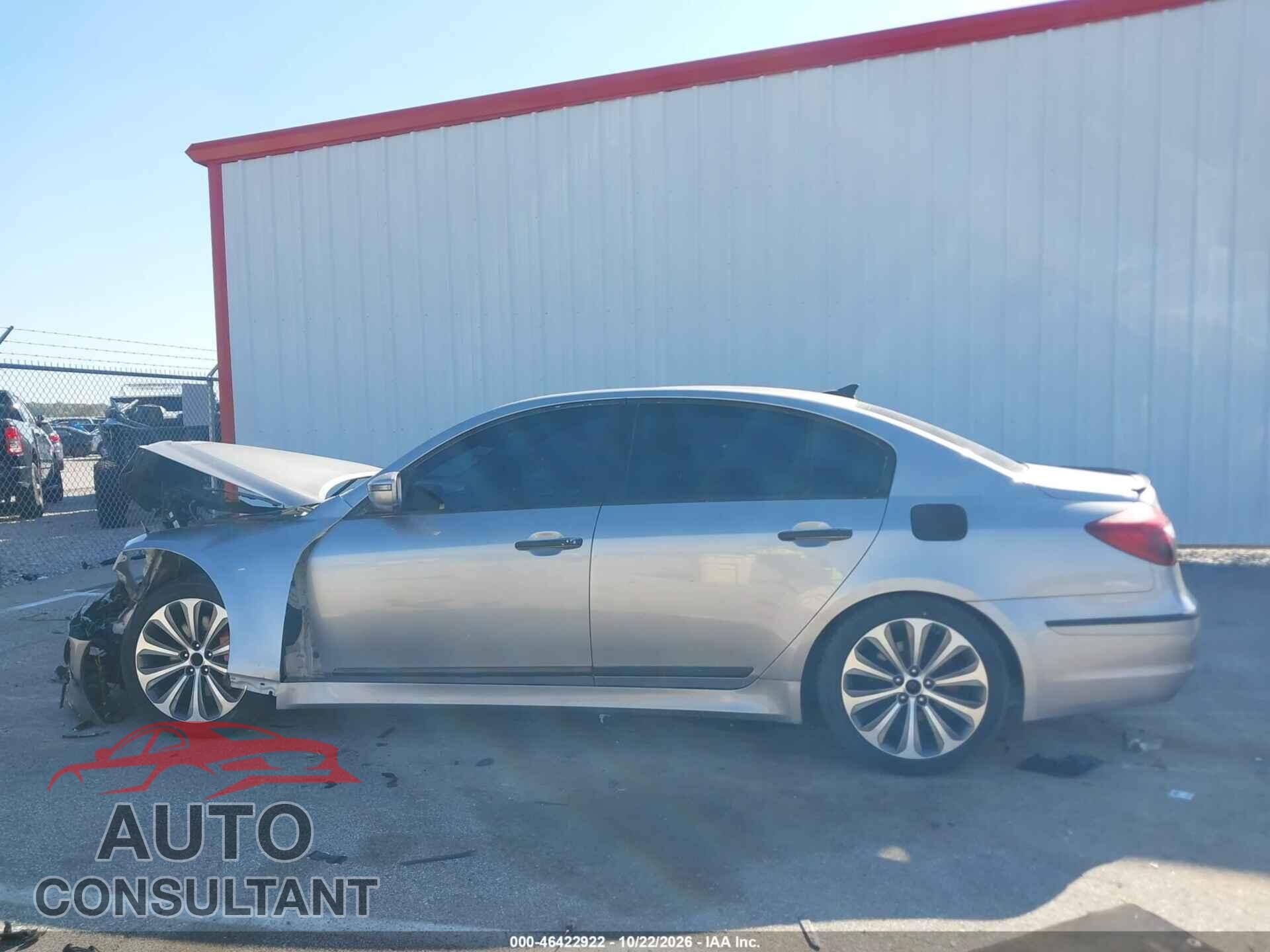 HYUNDAI GENESIS 2012 - KMHGC4DH0CU163088