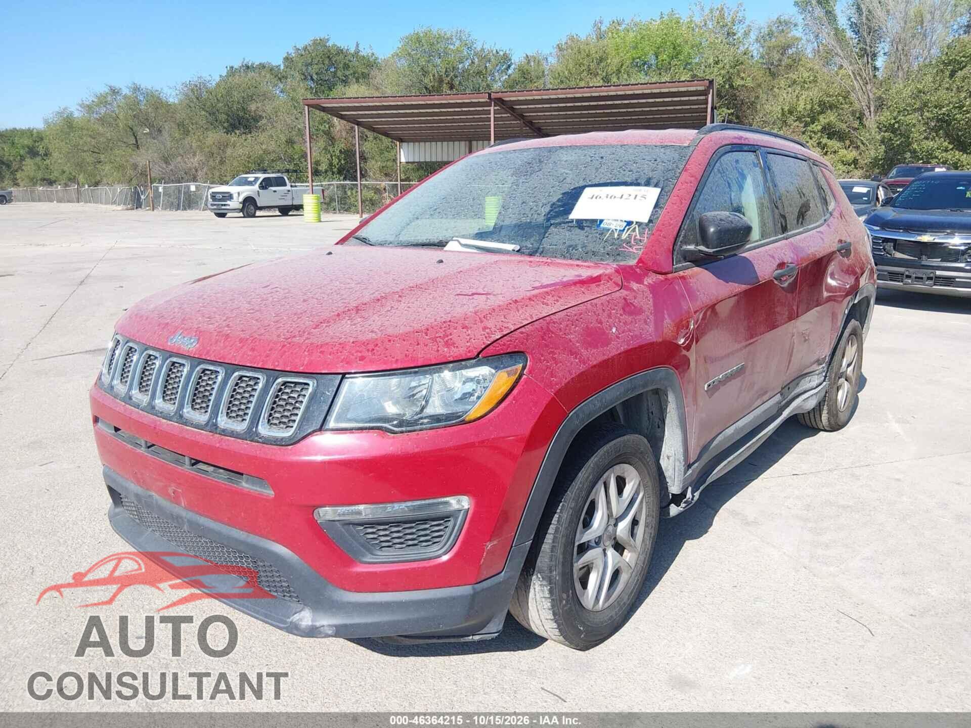 JEEP NEW COMPASS 2017 - 3C4NJCAB8HT659768