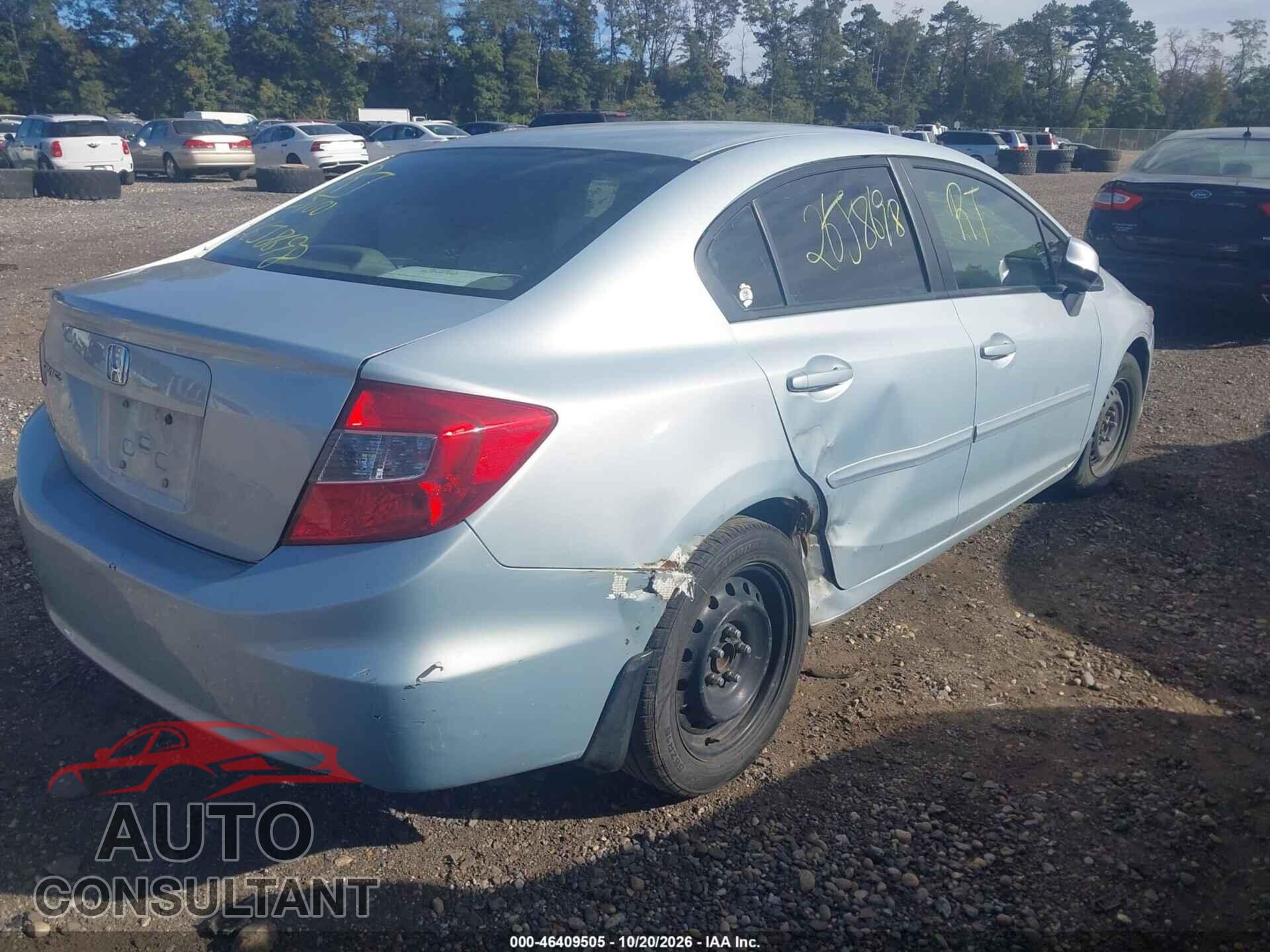 HONDA CIVIC 2012 - JHMFB2F56CS002264