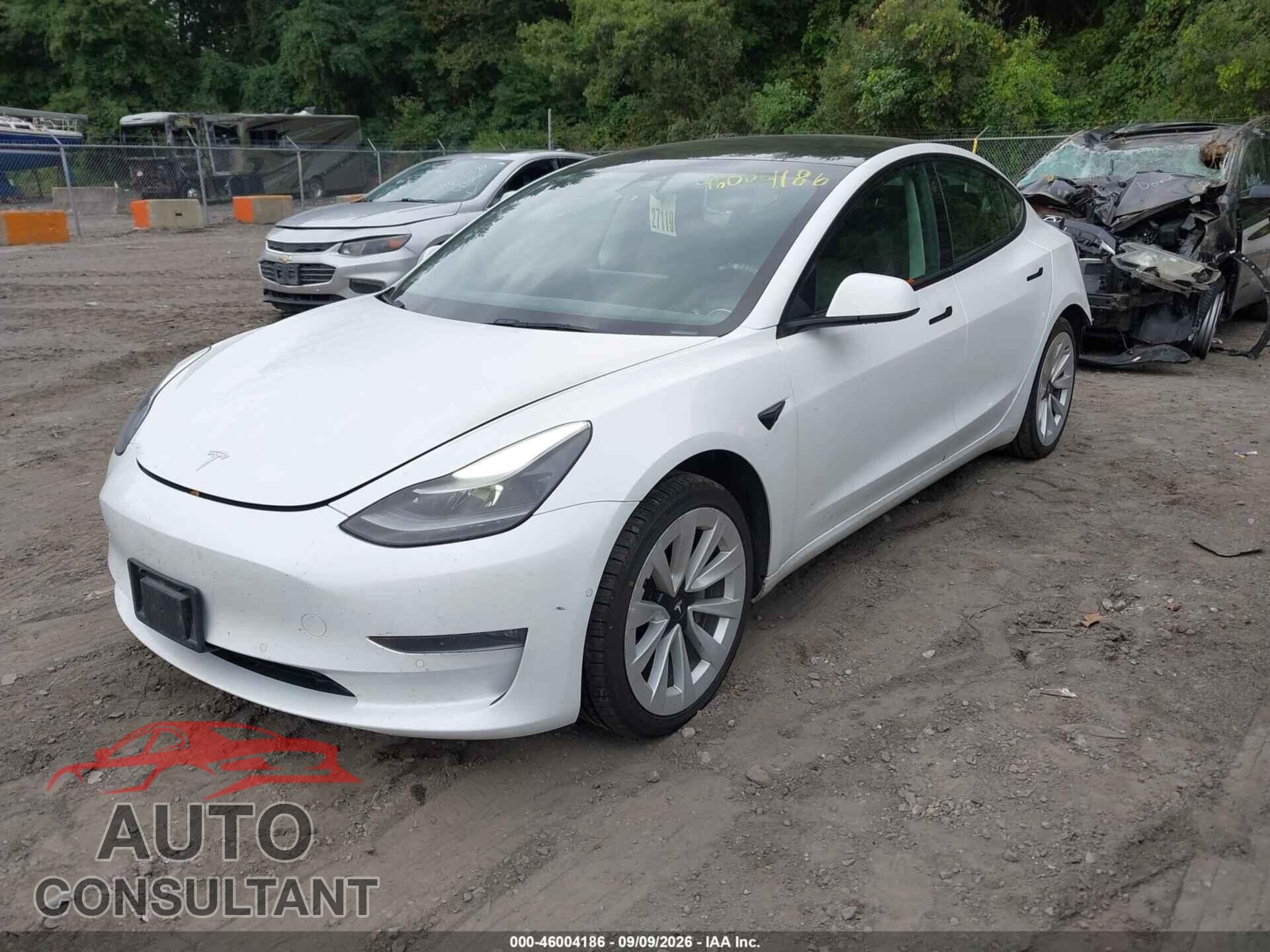 TESLA MODEL 3 2022 - 5YJ3E1EB4NF105163
