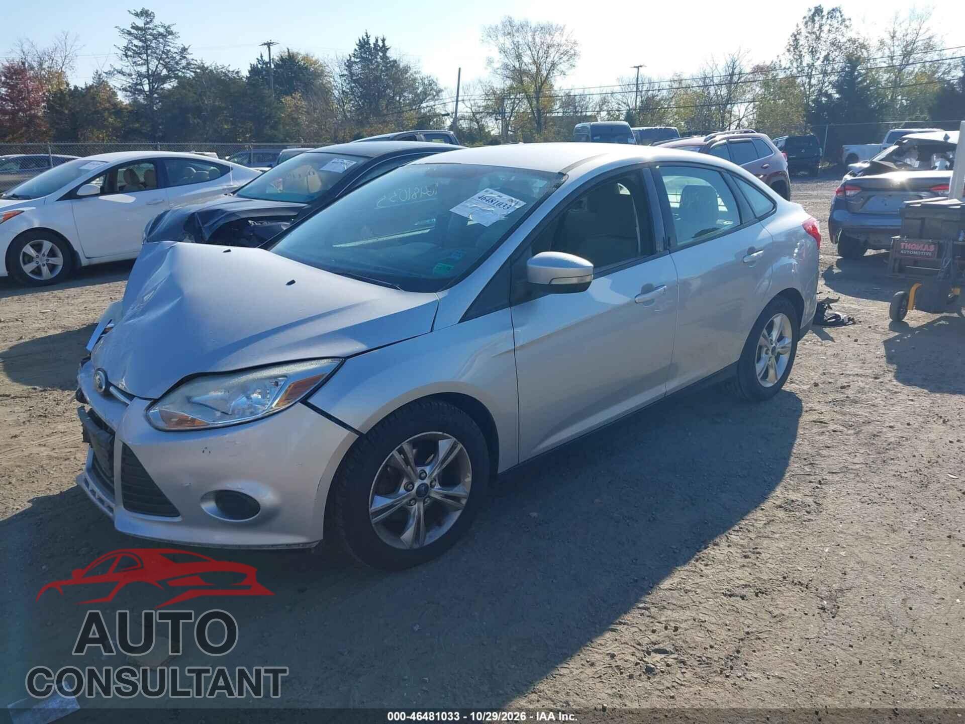 FORD FOCUS 2013 - 1FADP3F25DL305401