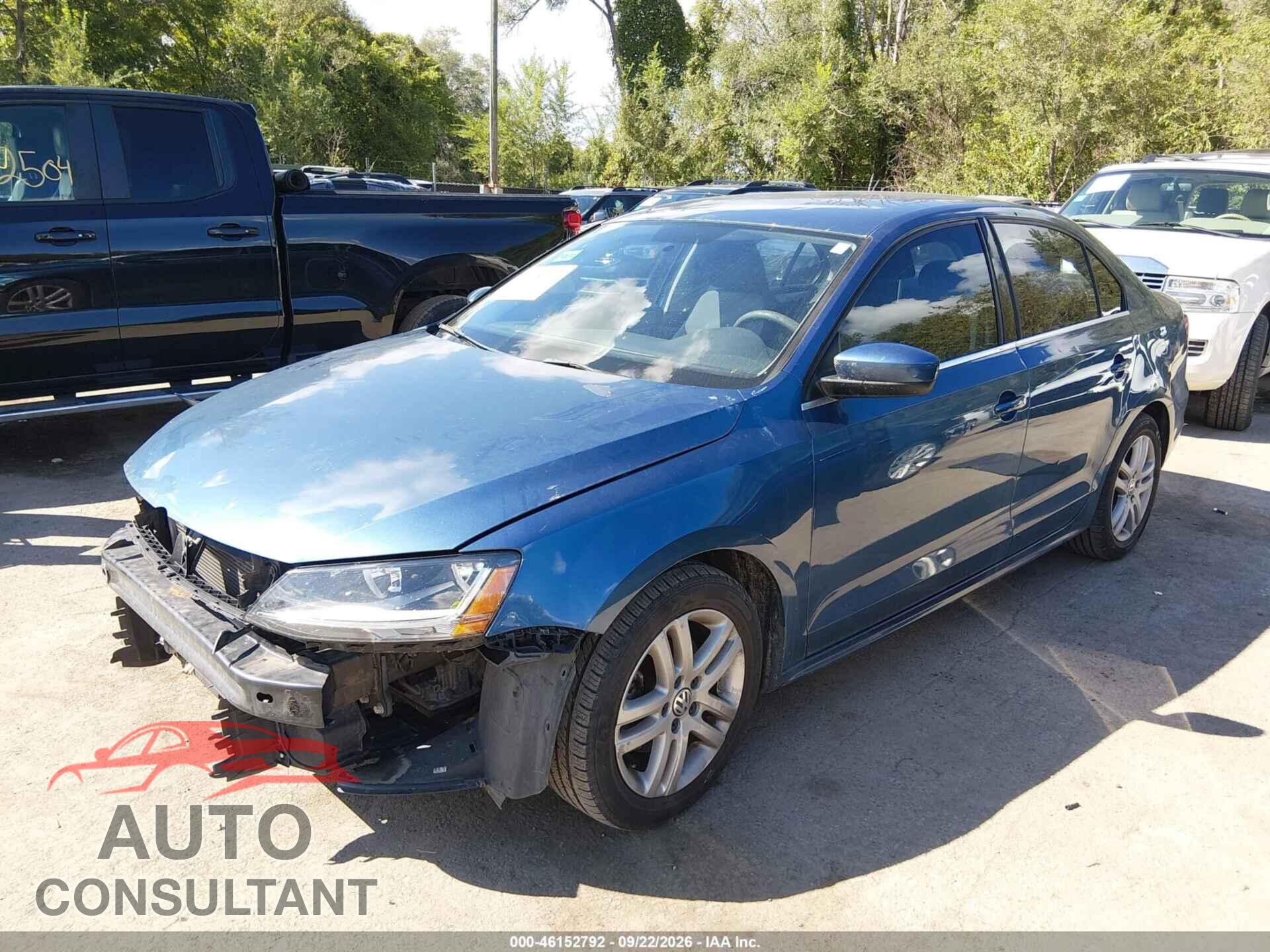 VOLKSWAGEN JETTA 2017 - 3VW2B7AJ6HM218808