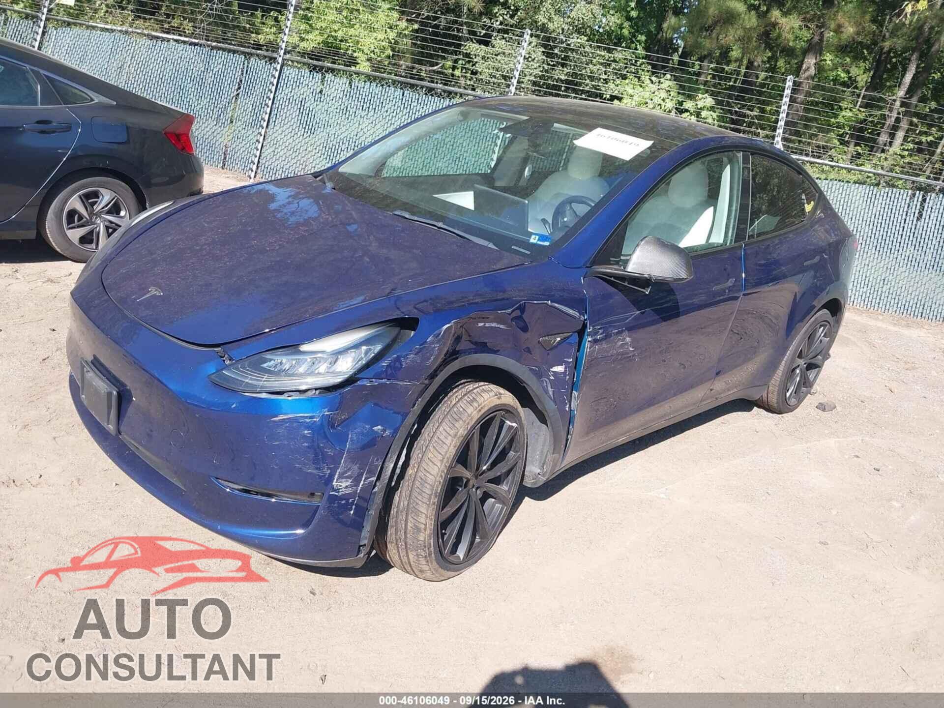 TESLA MODEL Y 2022 - 7SAYGDEE6NF418567