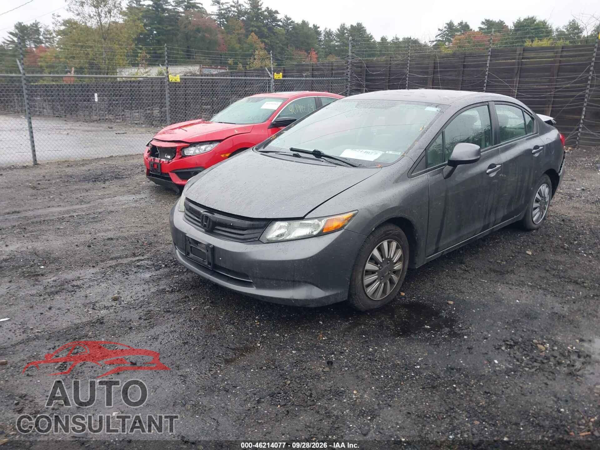 HONDA CIVIC 2012 - 2HGFB2F53CH603187