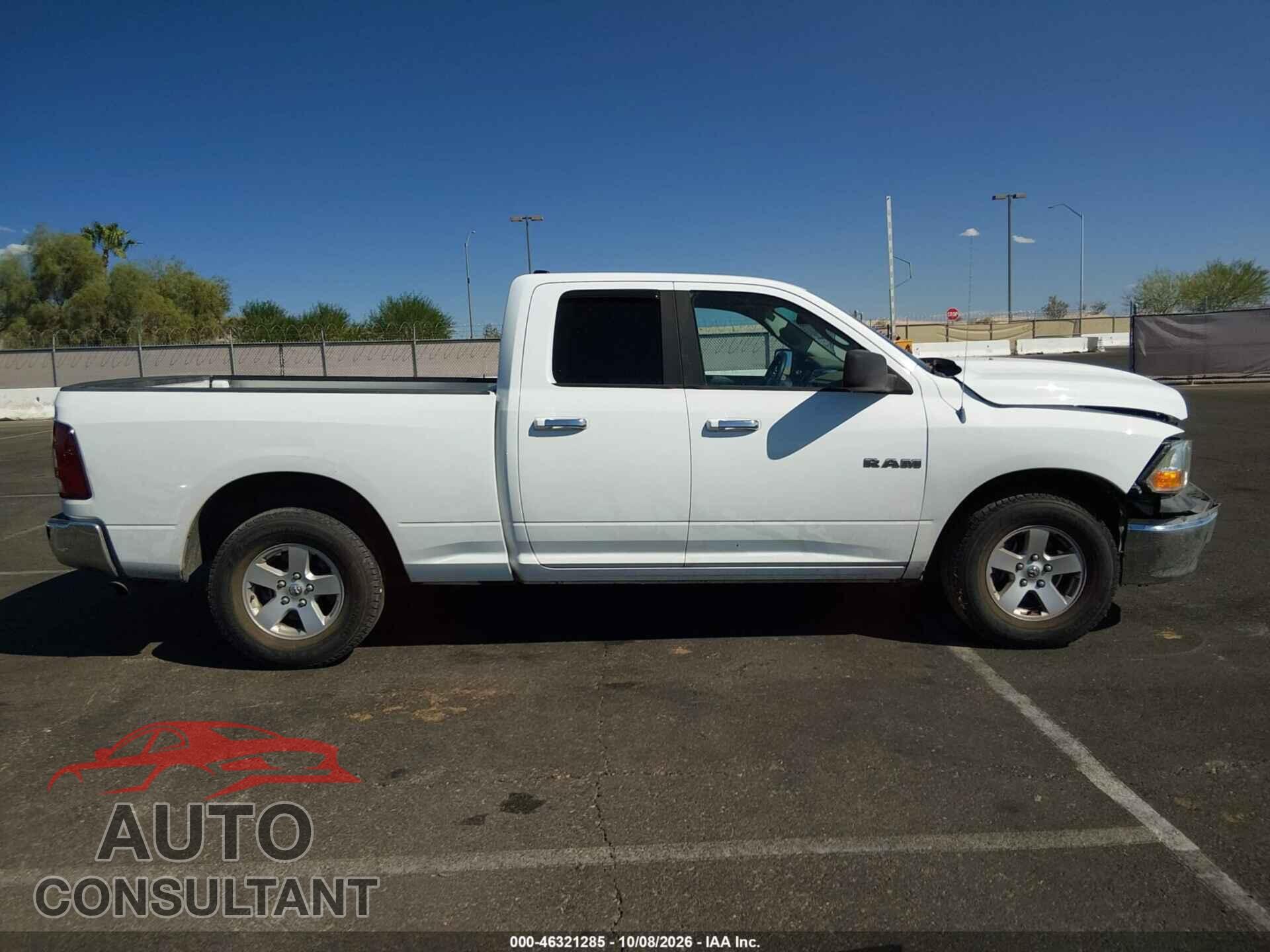 DODGE RAM 1500 2010 - 1D7RB1GP2AS138080
