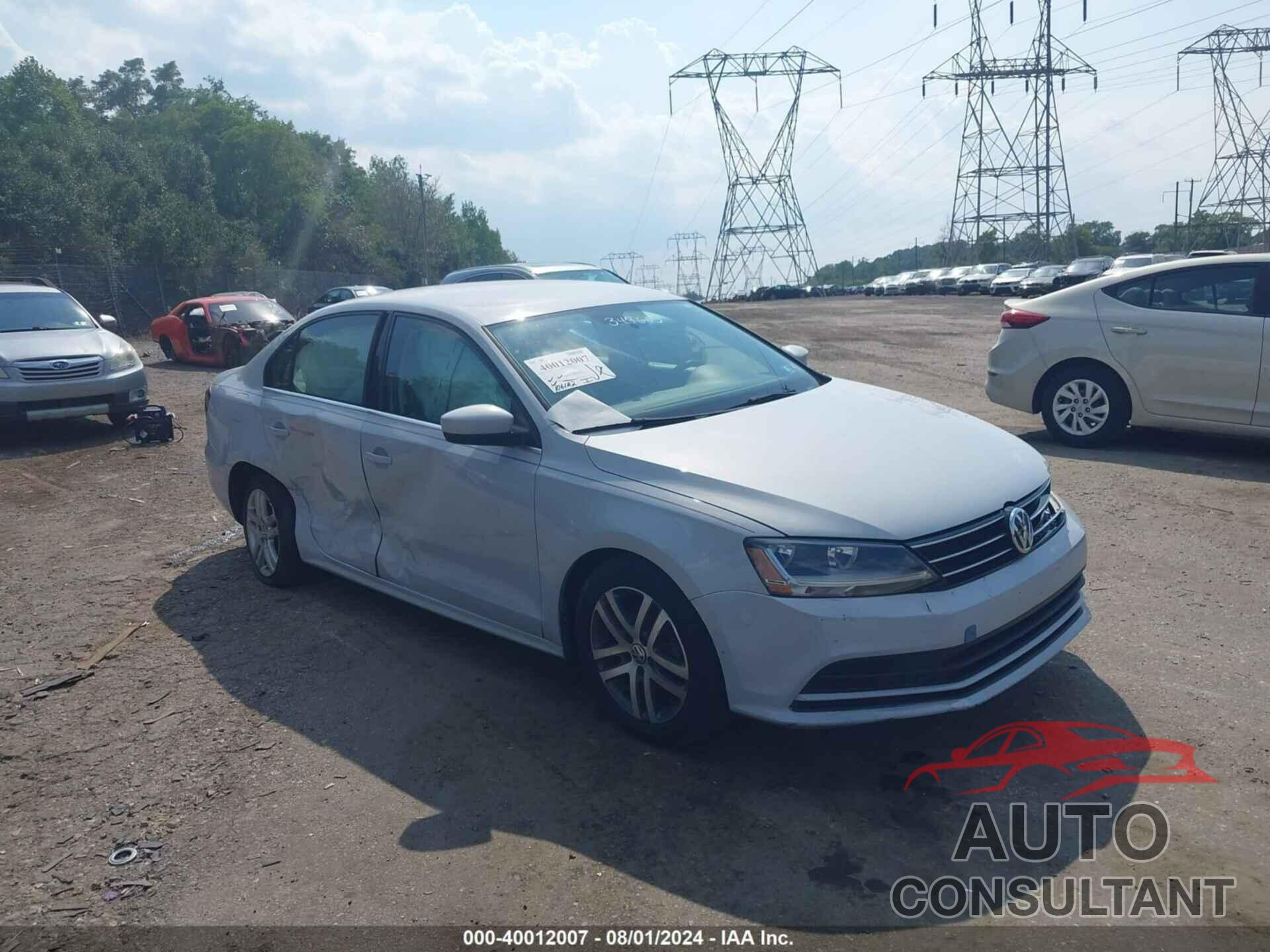 VOLKSWAGEN JETTA 2017 - 3VW2B7AJ8HM347603