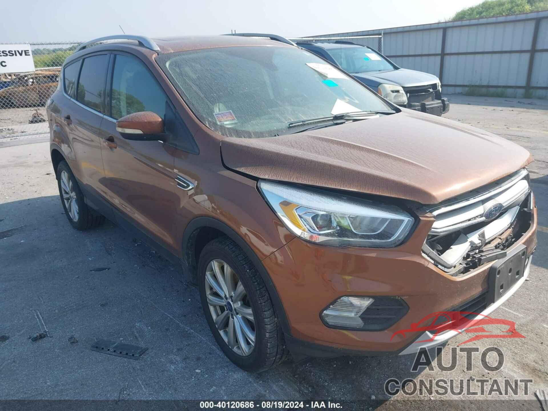 FORD ESCAPE 2017 - 1FMCU9JD9HUC01886