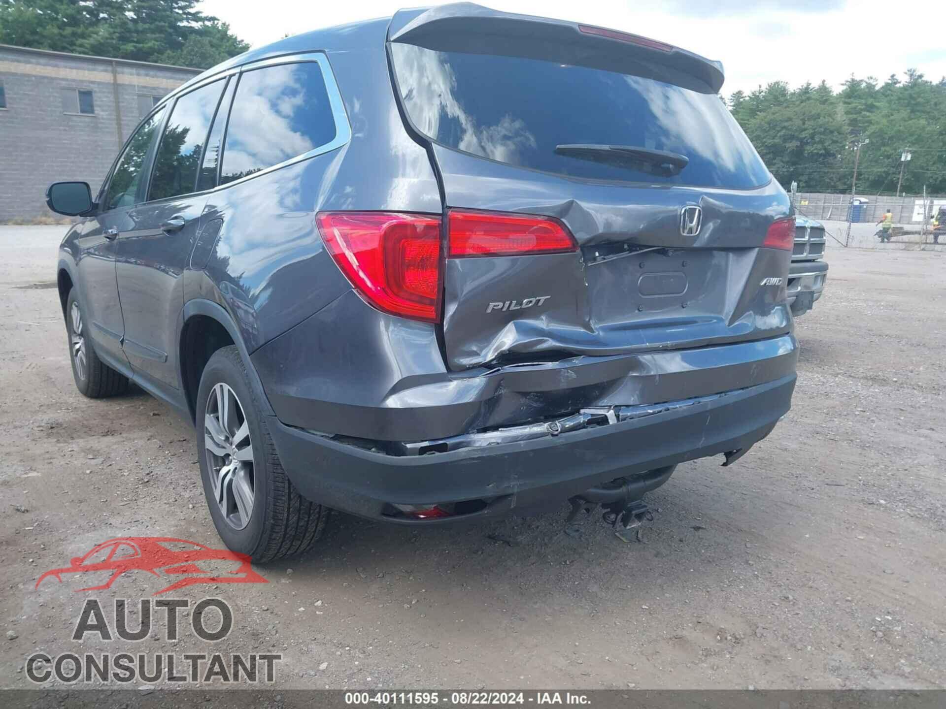 HONDA PILOT 2017 - 5FNYF6H39HB105247