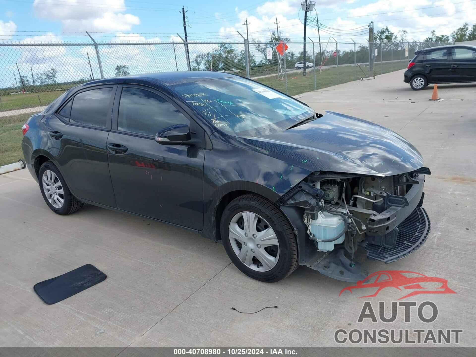TOYOTA COROLLA 2016 - 5YFBURHE0GP397954