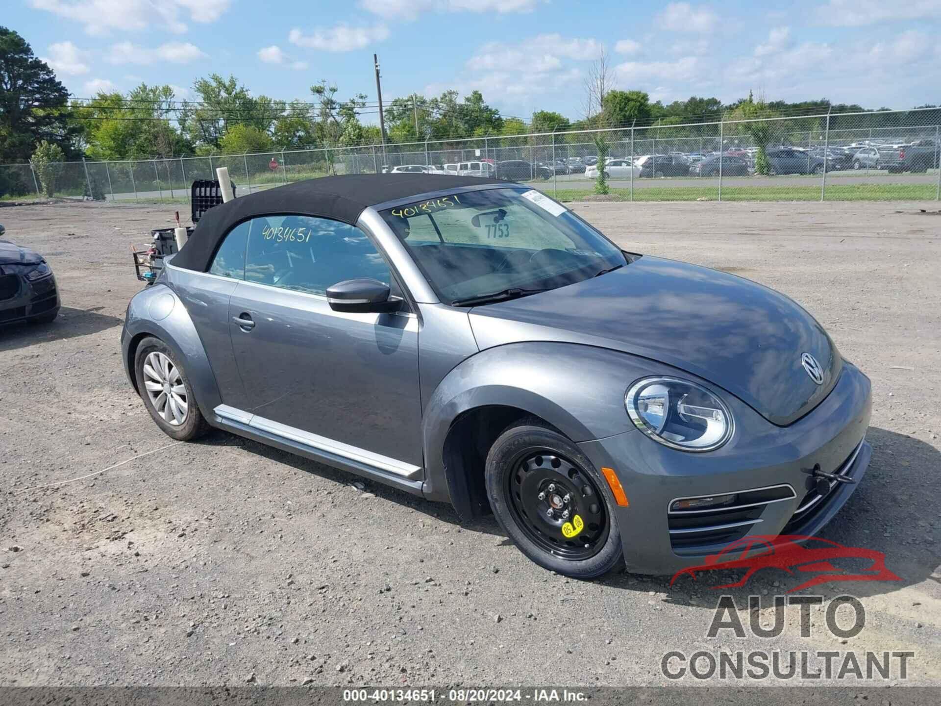 VOLKSWAGEN BEETLE 2019 - 3VW5DAAT6KM506180