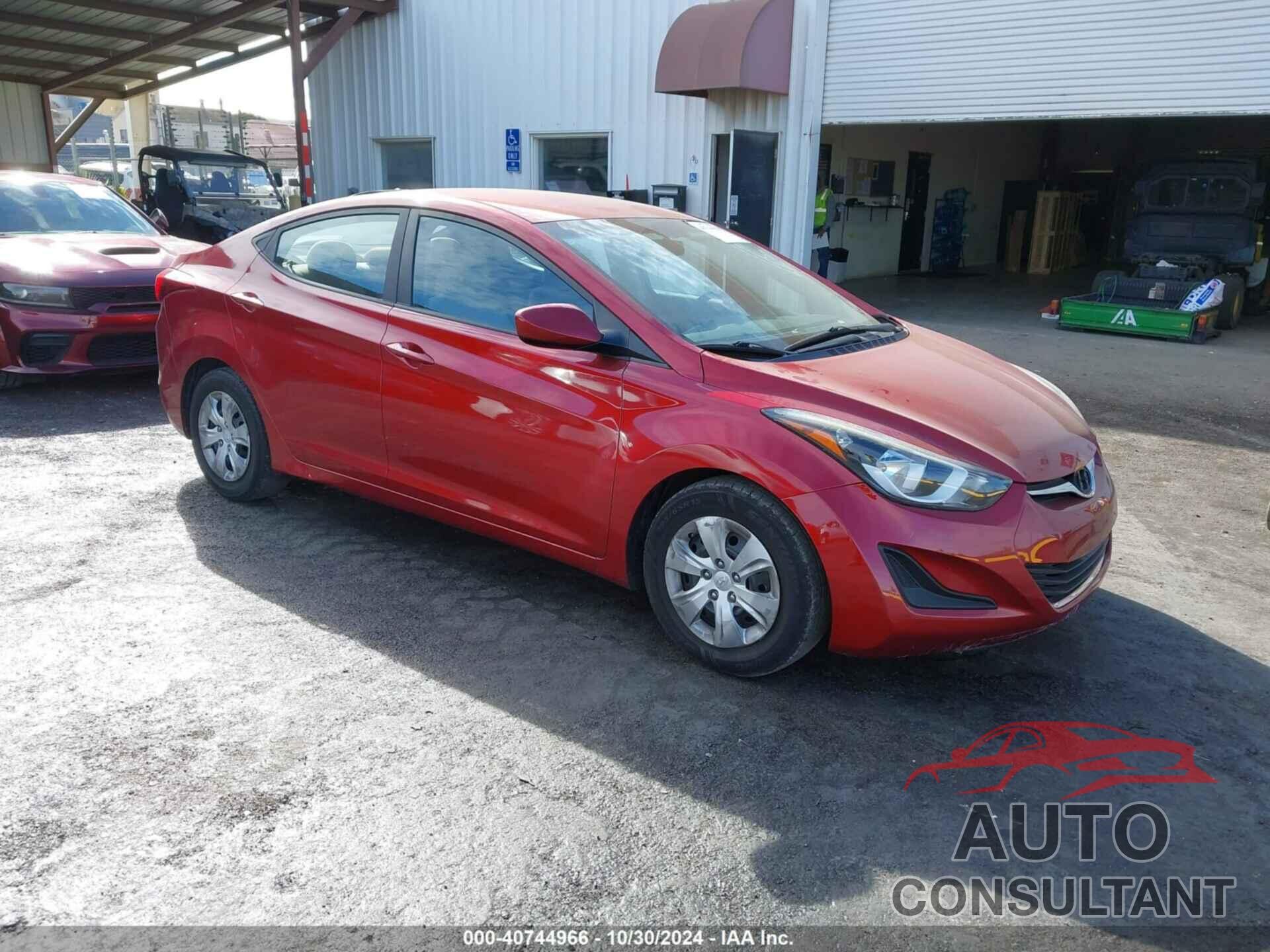 HYUNDAI ELANTRA 2016 - 5NPDH4AE2GH726631