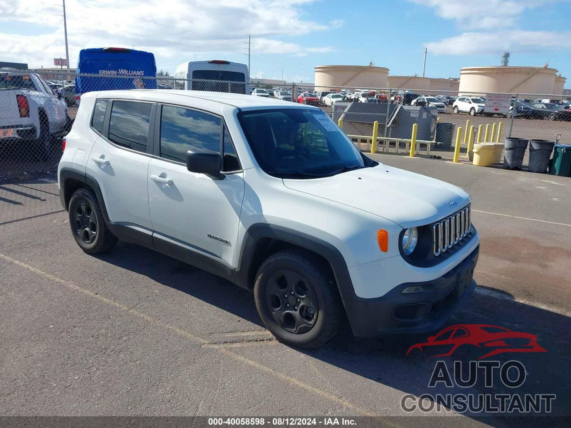 JEEP RENEGADE 2016 - ZACCJAAT5GPD82507