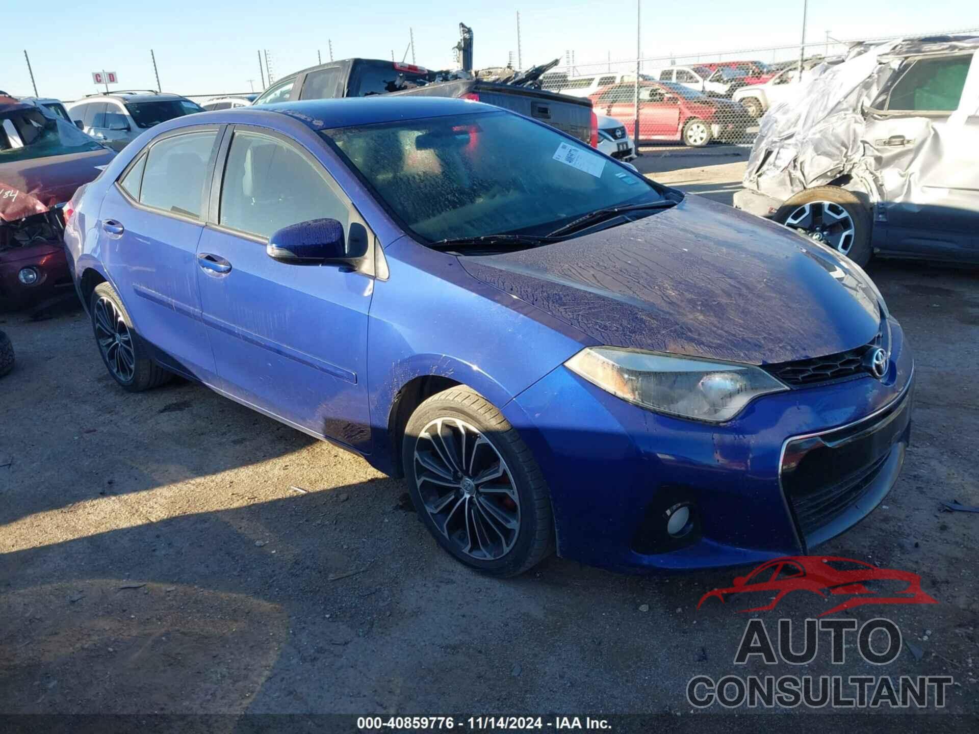TOYOTA COROLLA 2014 - 2T1BURHE9EC136254