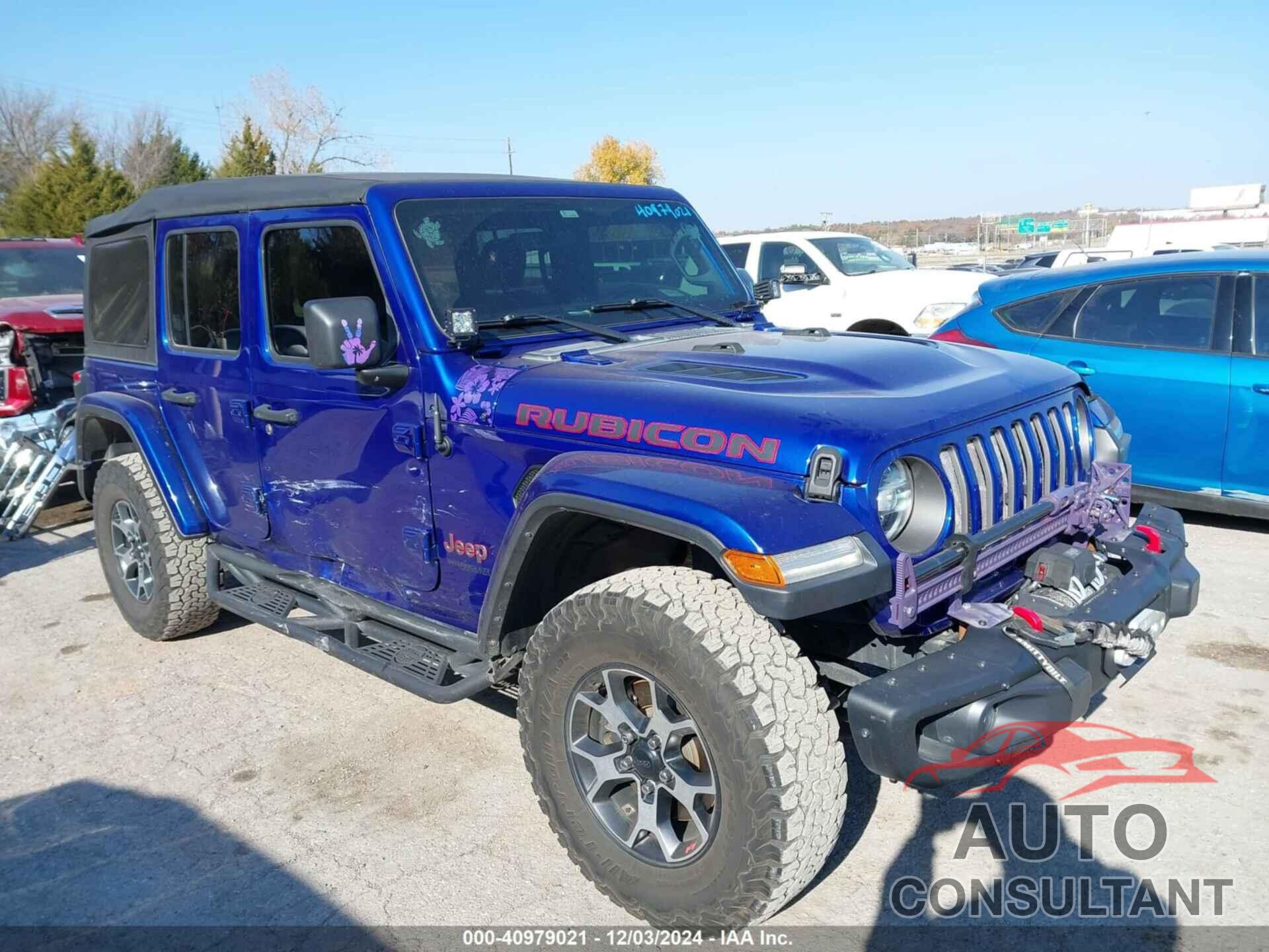 JEEP WRANGLER UNLIMITED 2019 - 1C4HJXFG3KW507410