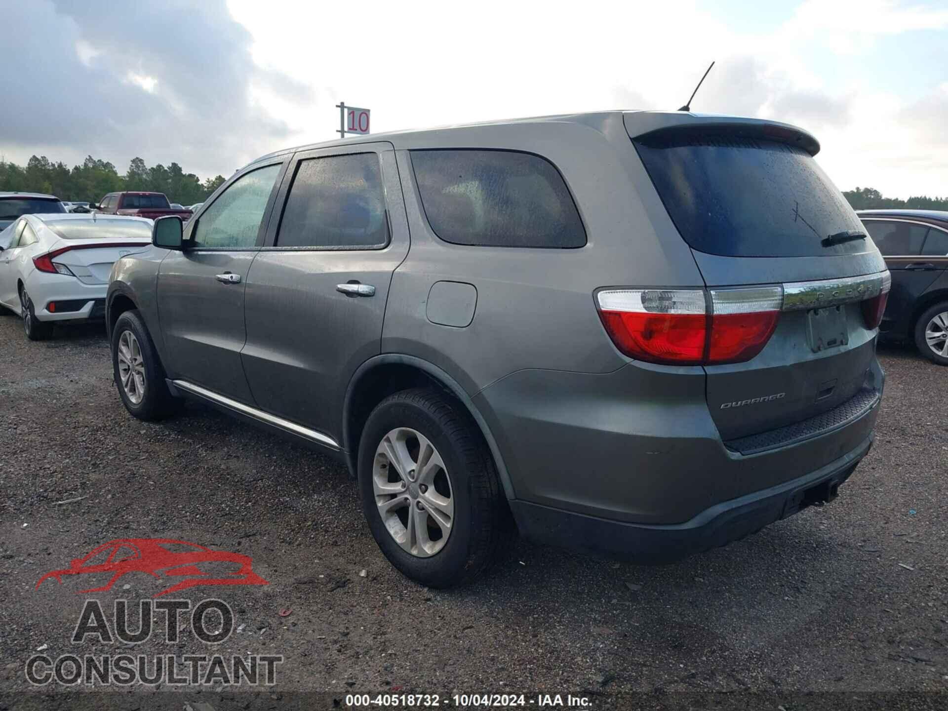DODGE DURANGO 2011 - 1D4RD2GG1BC742101