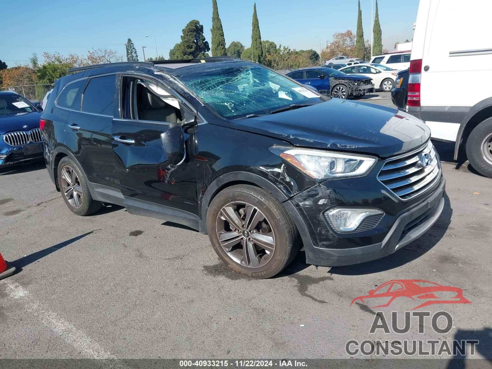 HYUNDAI SANTA FE 2015 - KM8SR4HFXFU129956