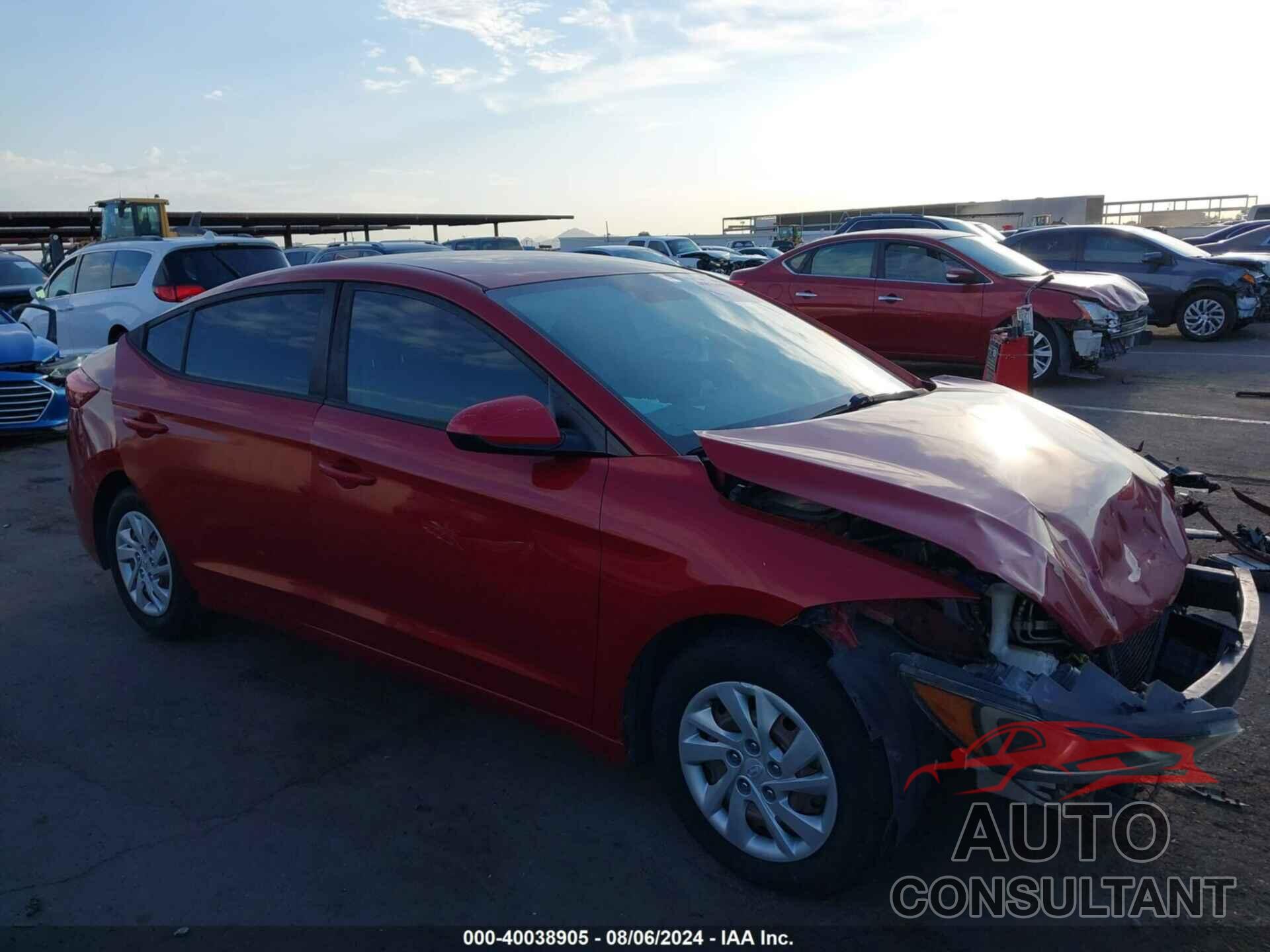 HYUNDAI ELANTRA 2017 - KMHD74LF0HU092778