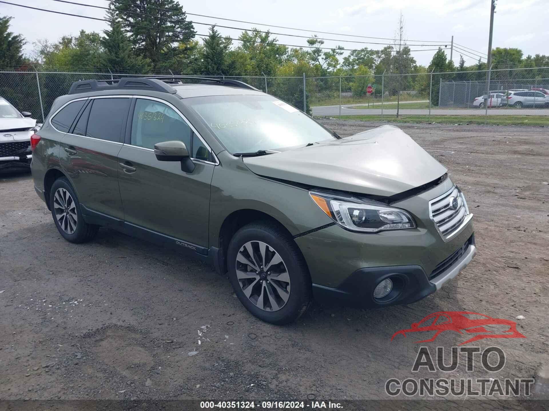 SUBARU OUTBACK 2017 - 4S4BSANC1H3369385