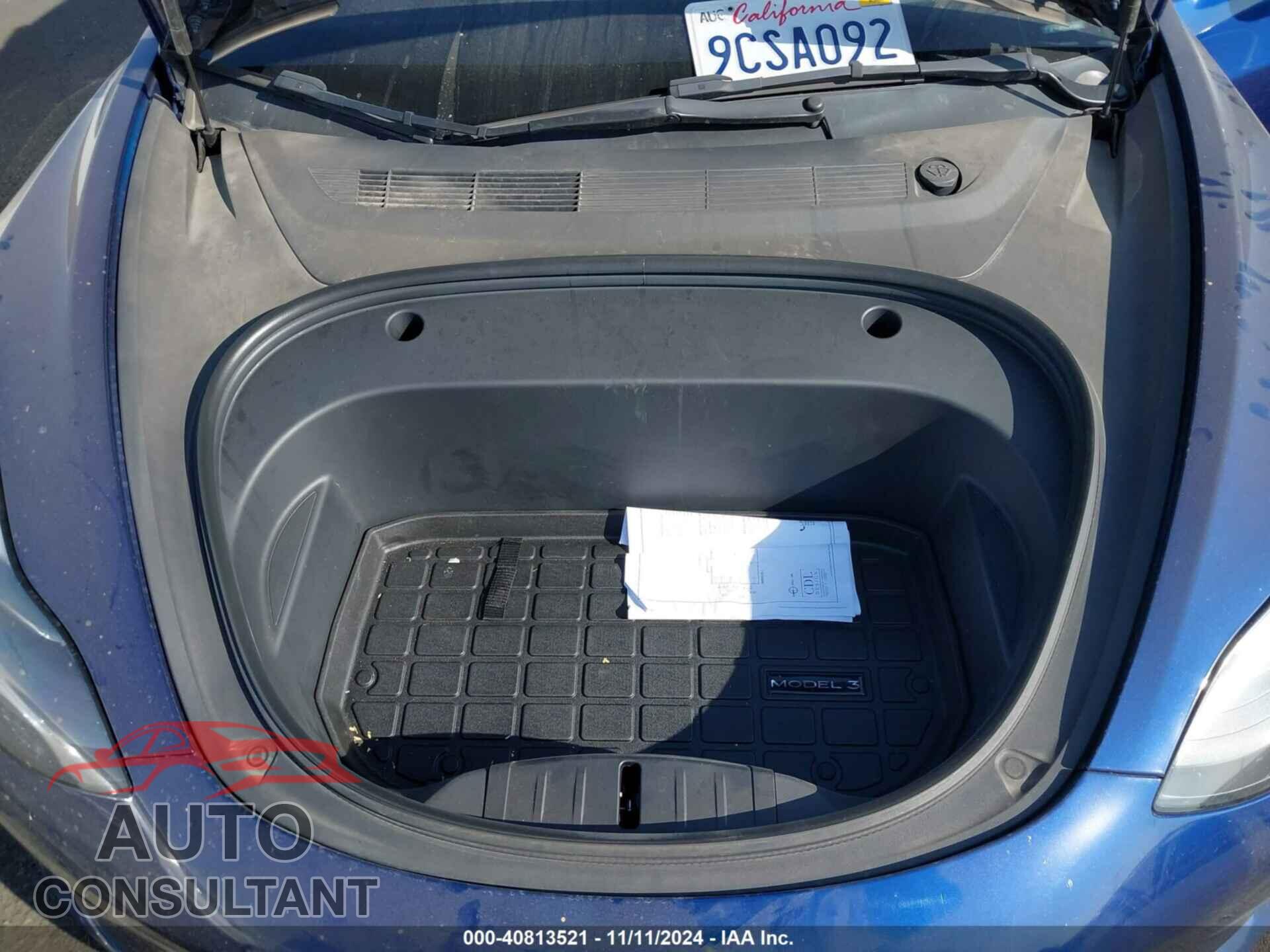 TESLA MODEL 3 2022 - 5YJ3E1EB6NF325811