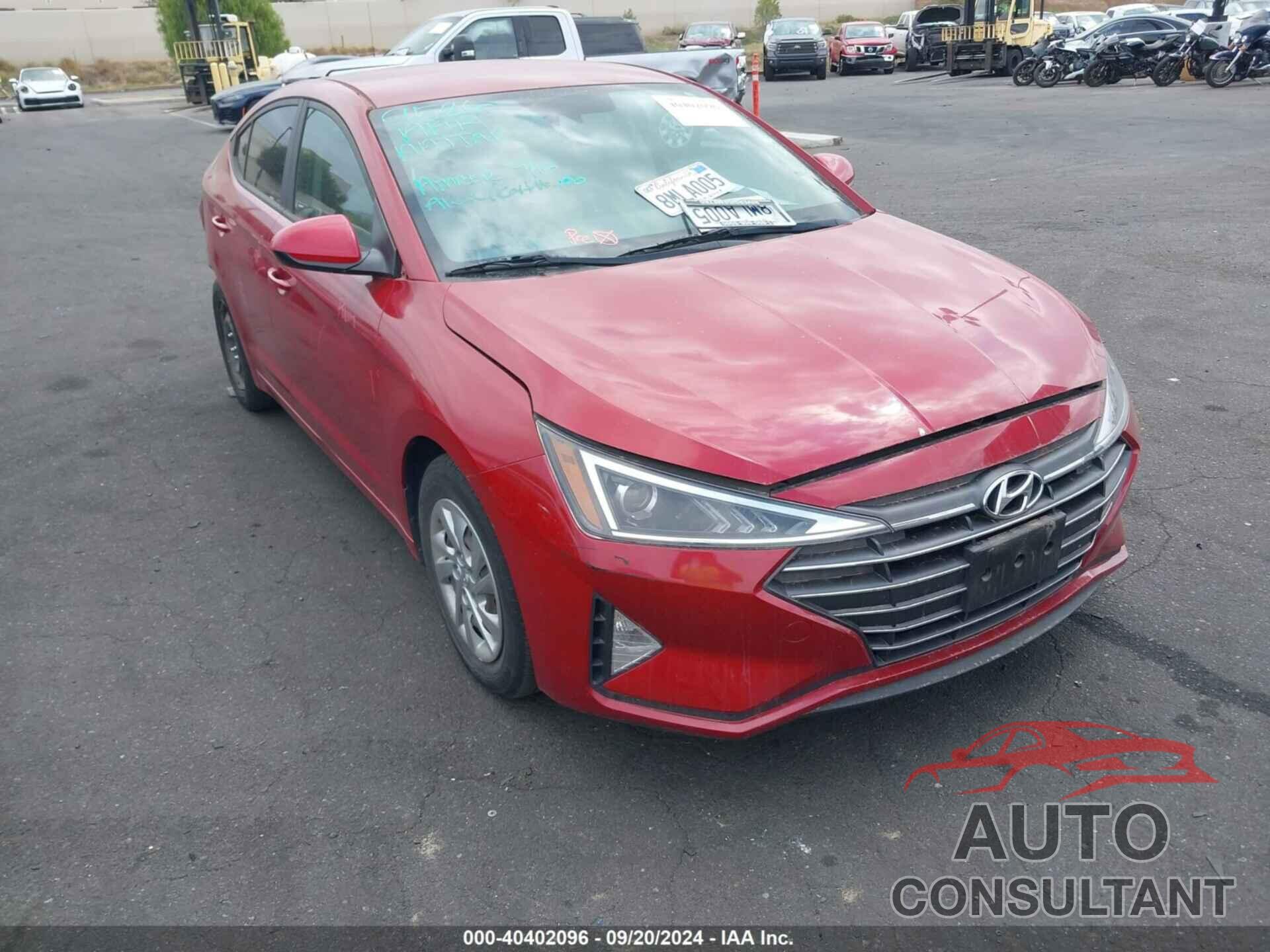 HYUNDAI ELANTRA 2020 - KMHD74LF4LU981320