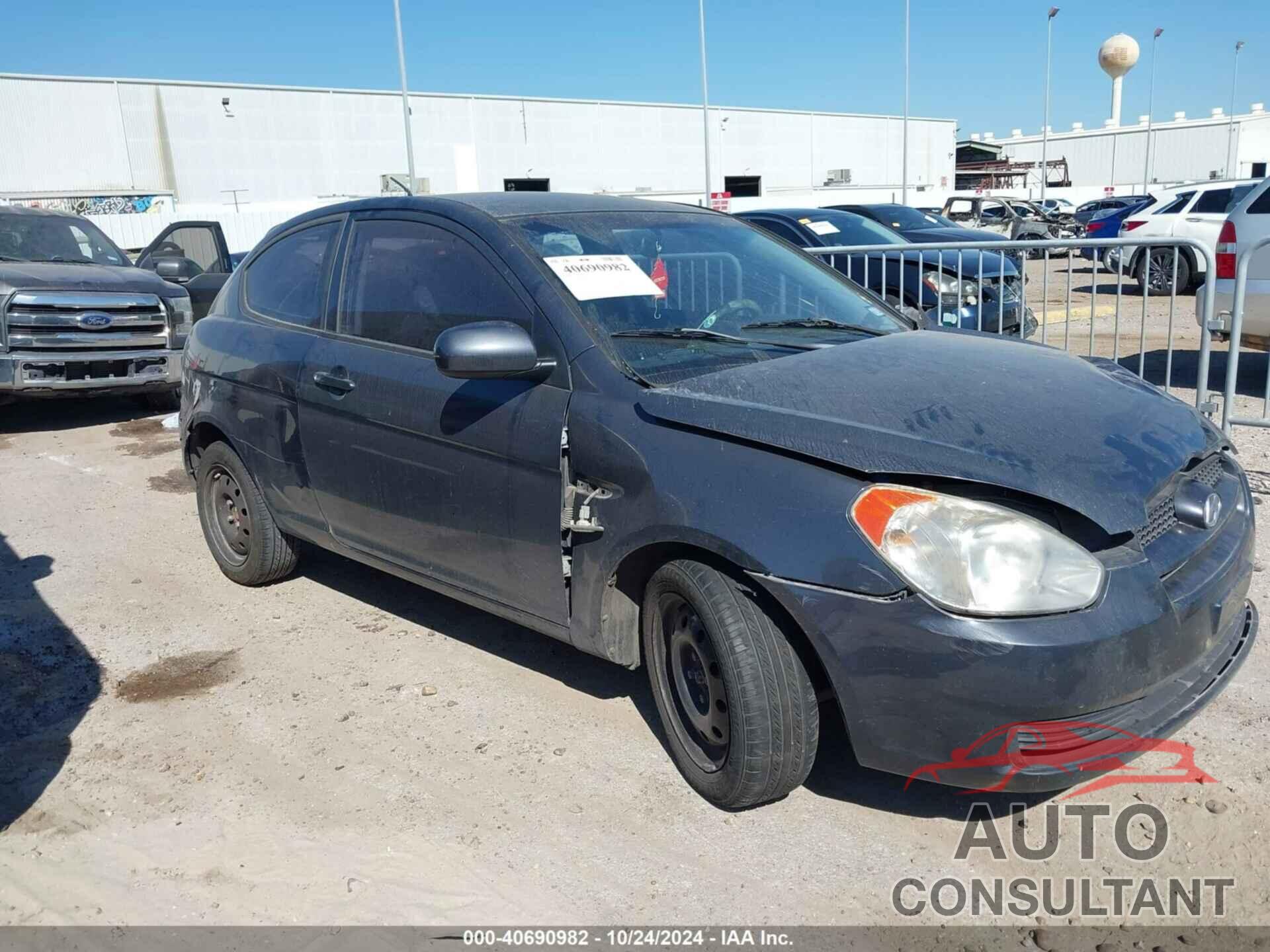 HYUNDAI ACCENT 2010 - KMHCM3AC1AU153746