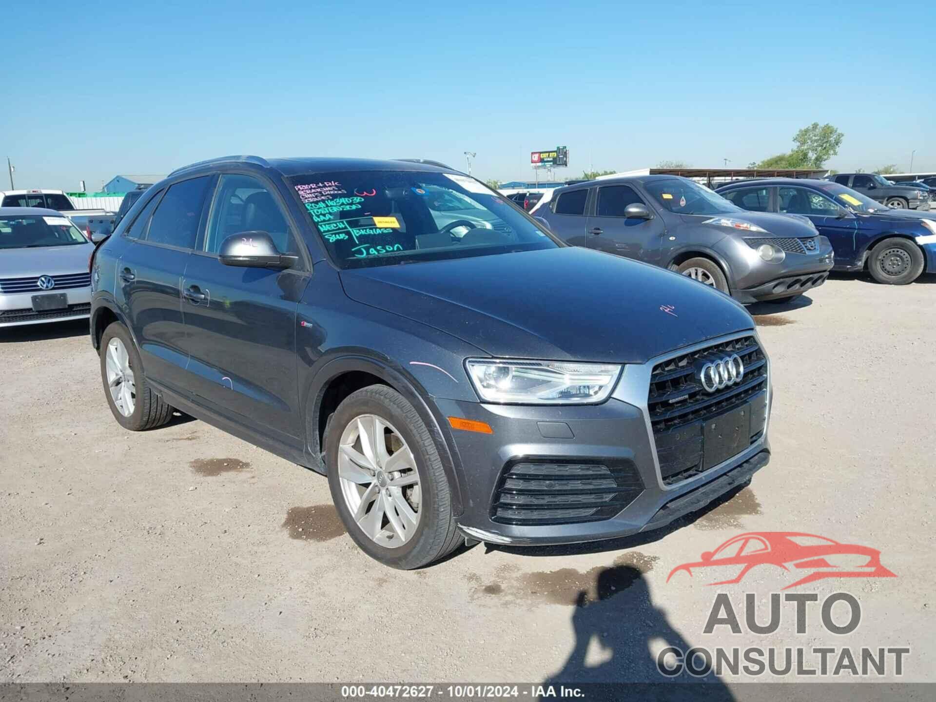 AUDI Q3 2018 - WA1ECCFSXJR018648