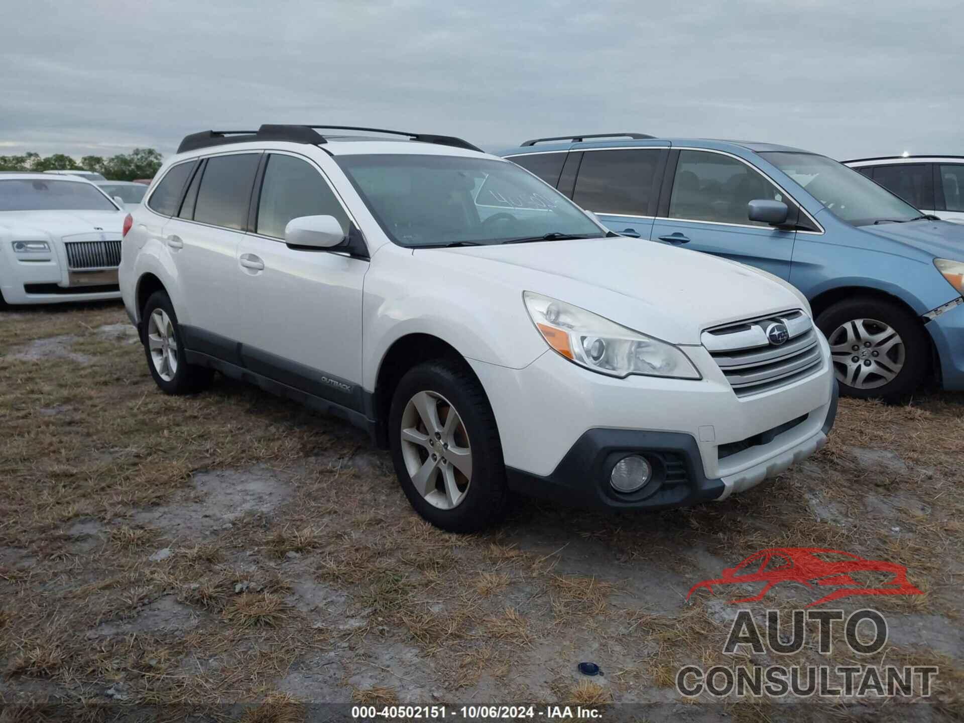 SUBARU OUTBACK 2014 - 4S4BRDLC9E2304656