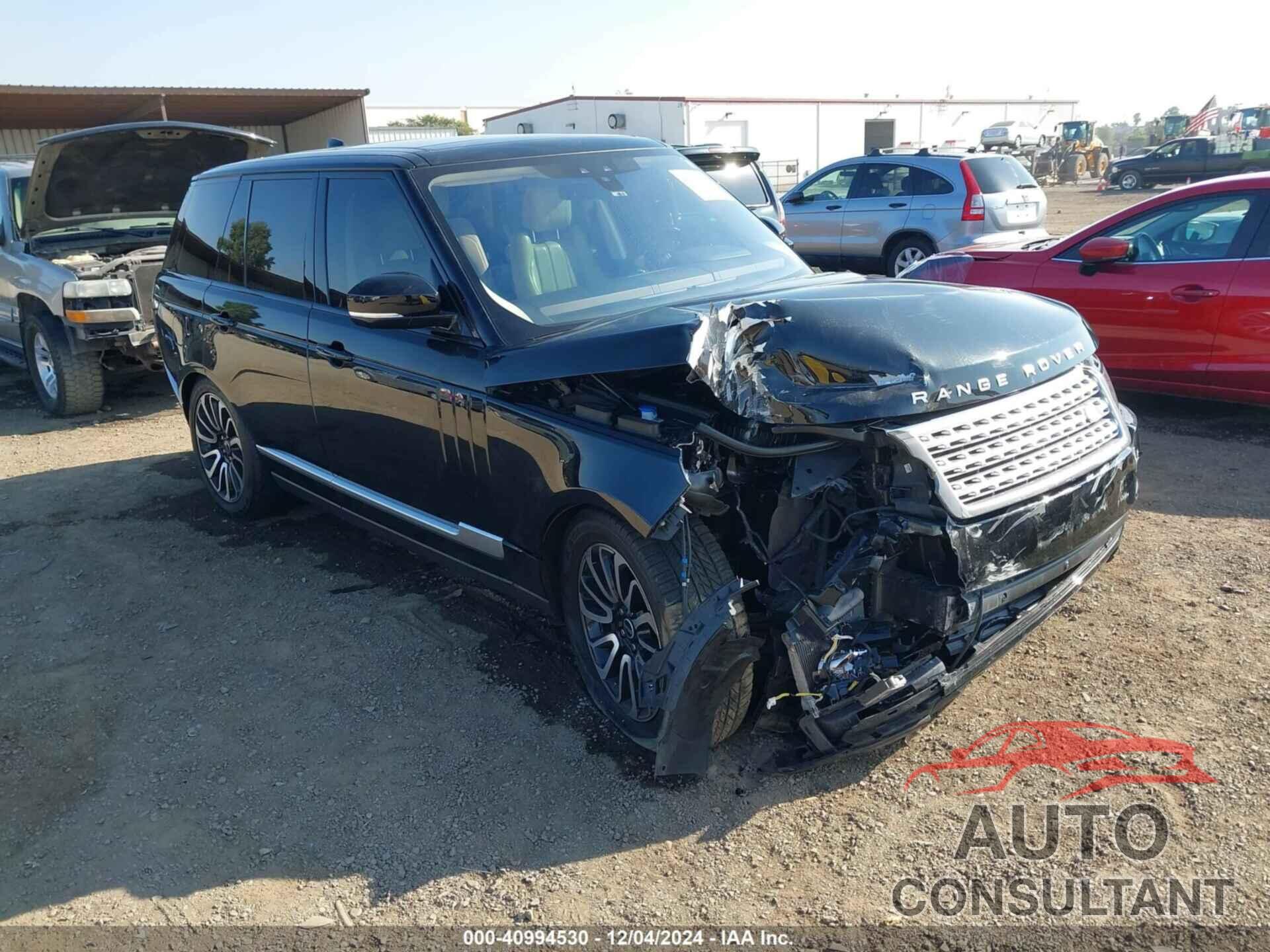 LAND ROVER RANGE ROVER 2017 - SALGS2FV5HA362346
