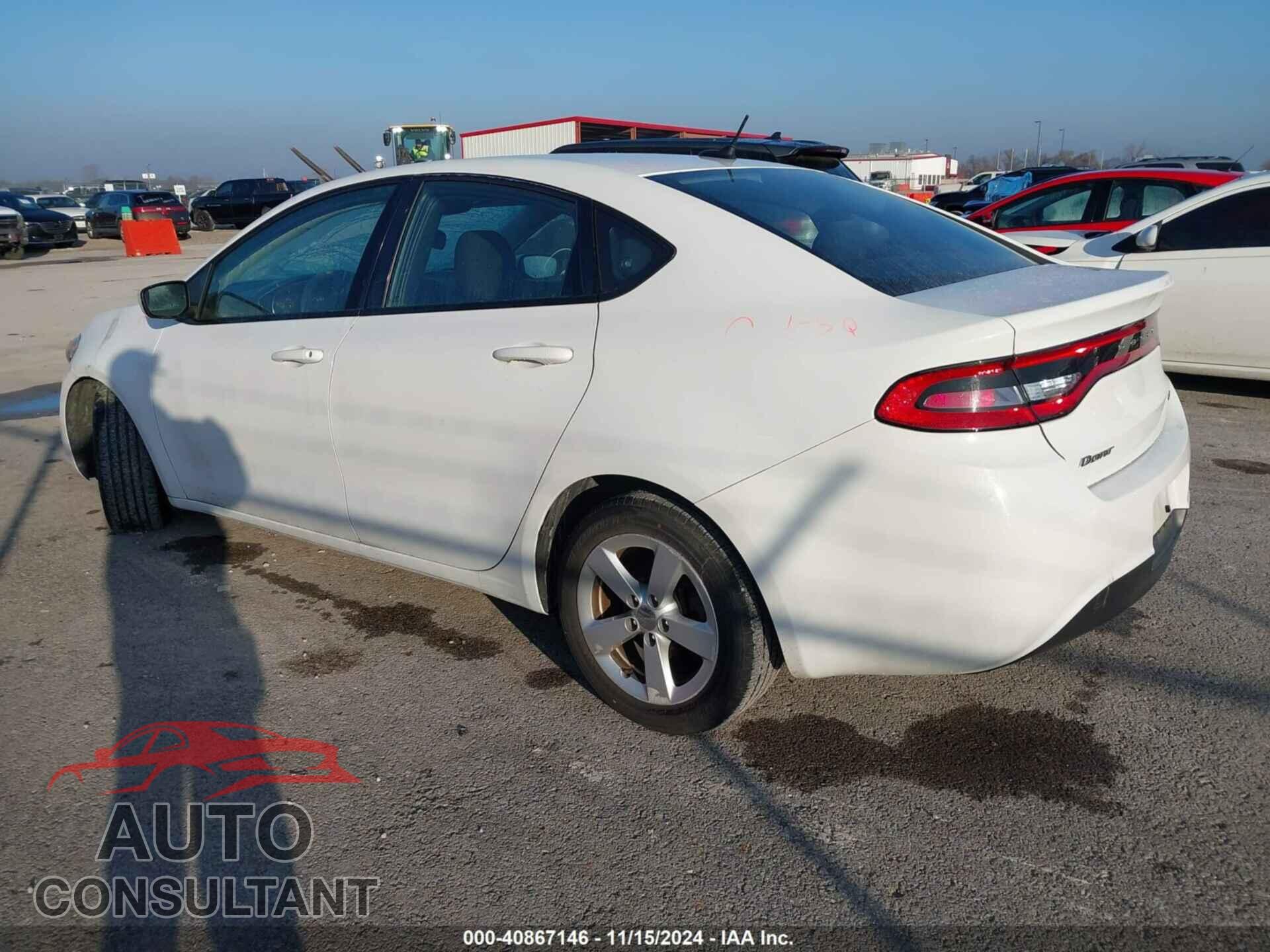 DODGE DART 2015 - 1C3CDFBB9FD159236