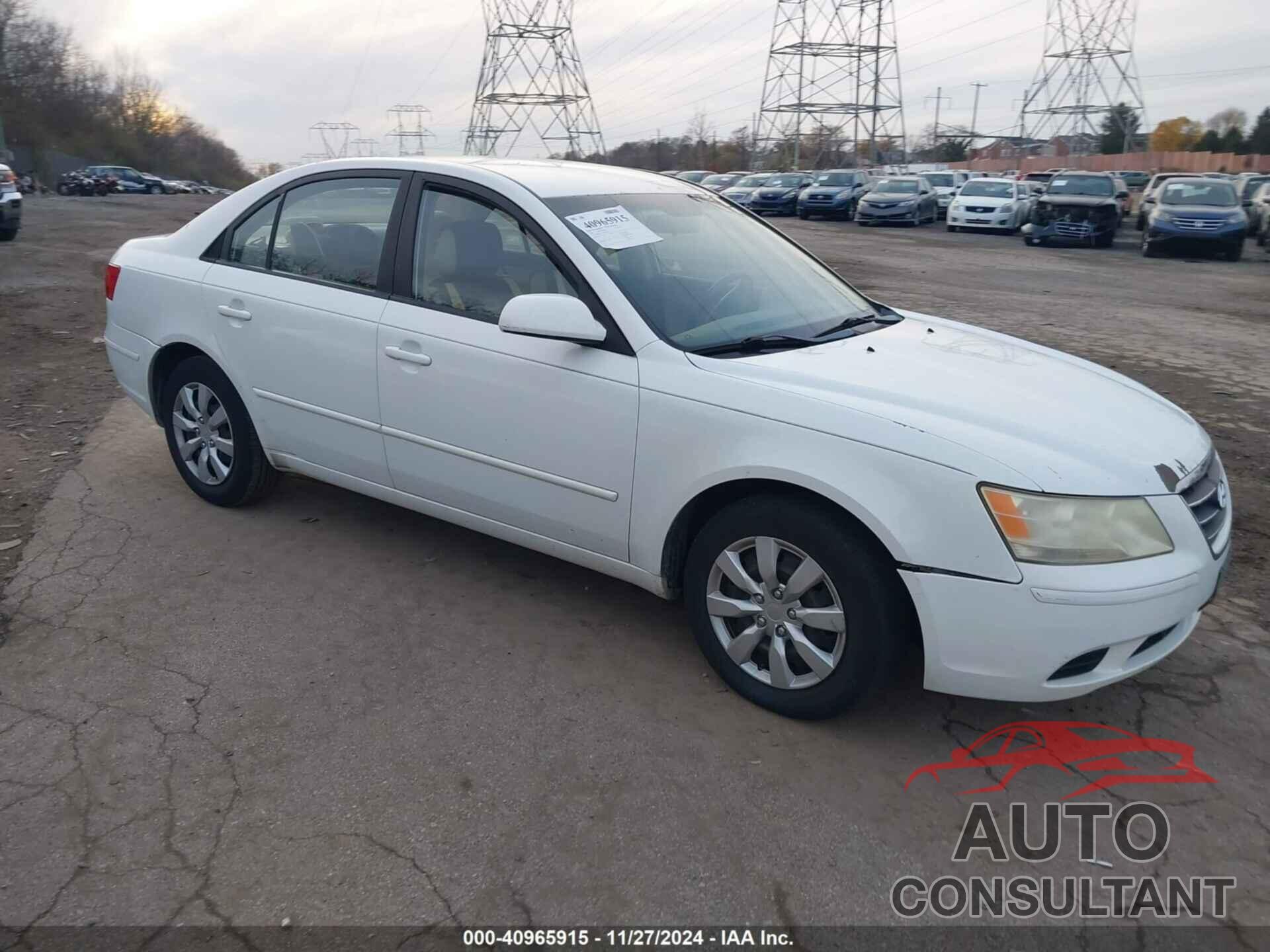 HYUNDAI SONATA 2010 - 5NPET4AC1AH591649