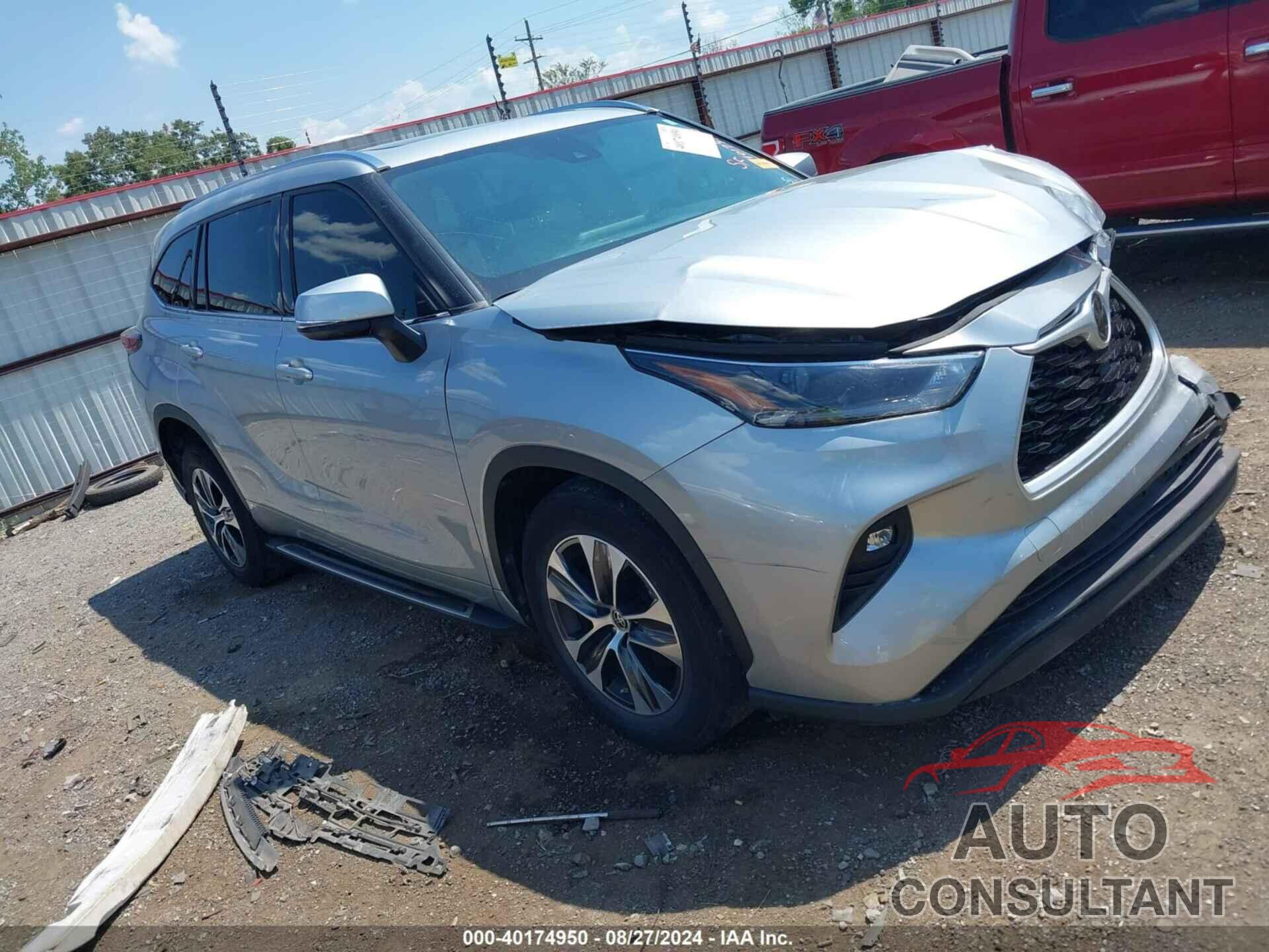 TOYOTA HIGHLANDER 2021 - 5TDGZRAH3MS519625