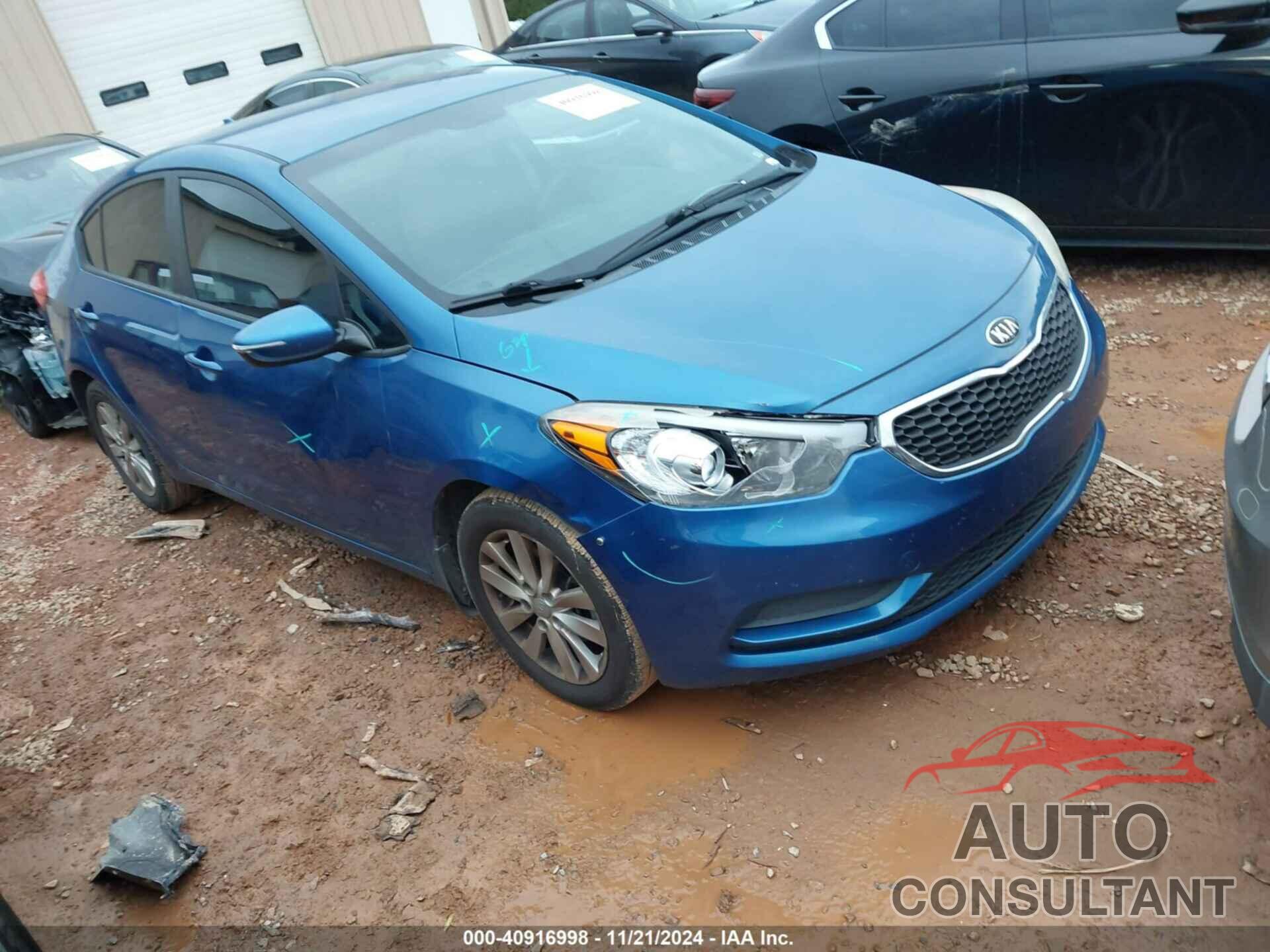 KIA FORTE 2014 - KNAFX4A60E5155008