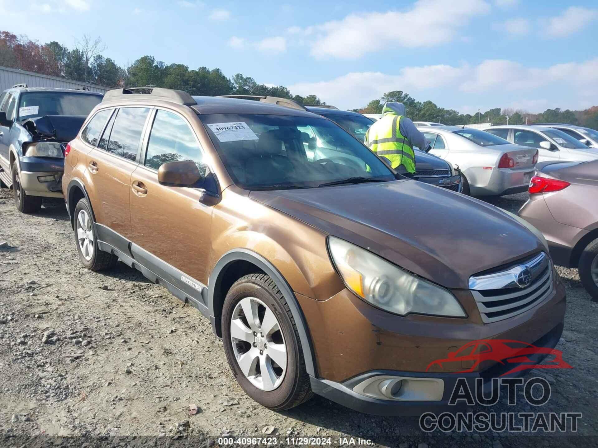 SUBARU OUTBACK 2011 - 4S4BRBBC7B3319913