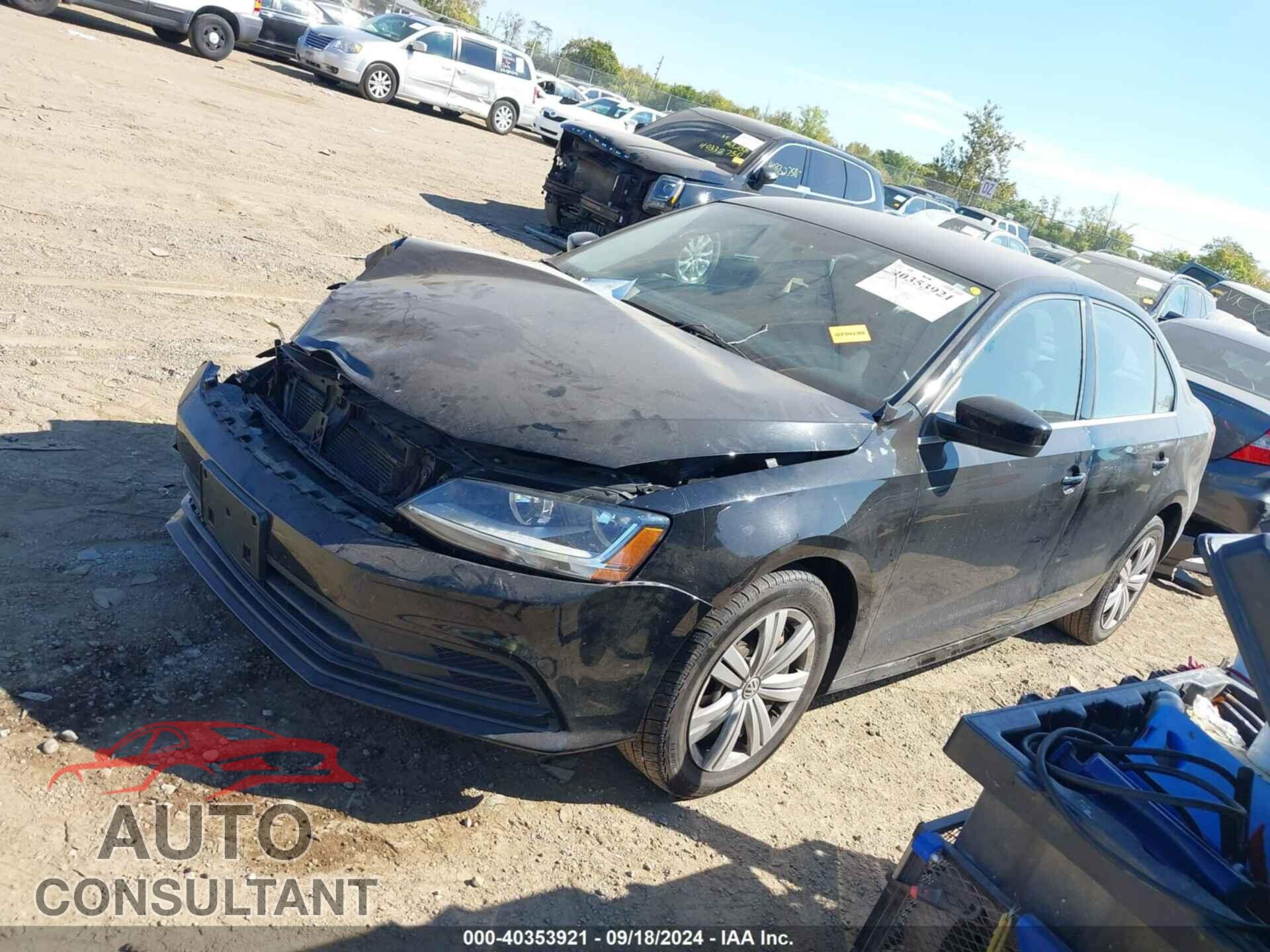 VOLKSWAGEN JETTA 2017 - 3VW2B7AJ9HM384904