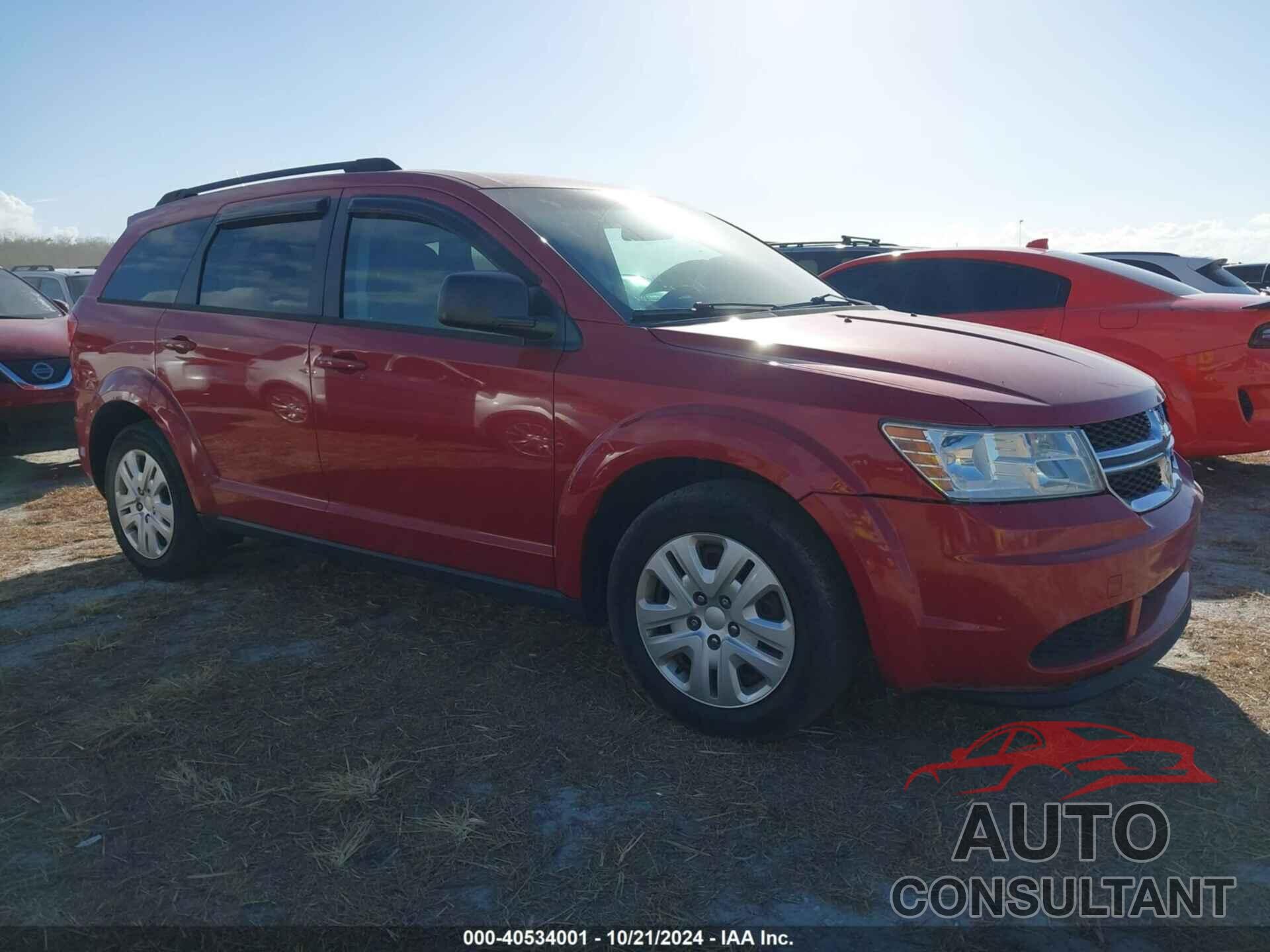 DODGE JOURNEY 2016 - 3C4PDCABXGT222661