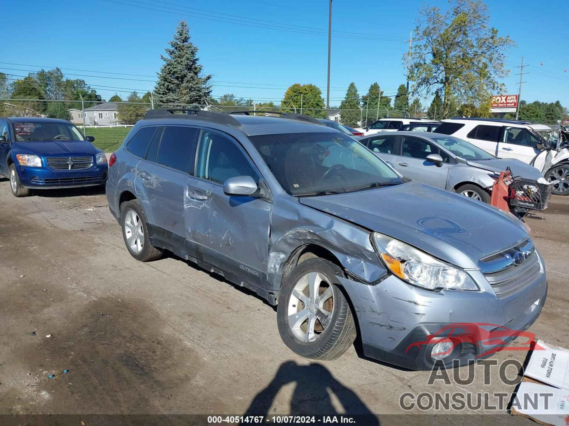 SUBARU OUTBACK 2014 - 4S4BRCDC7E3200833