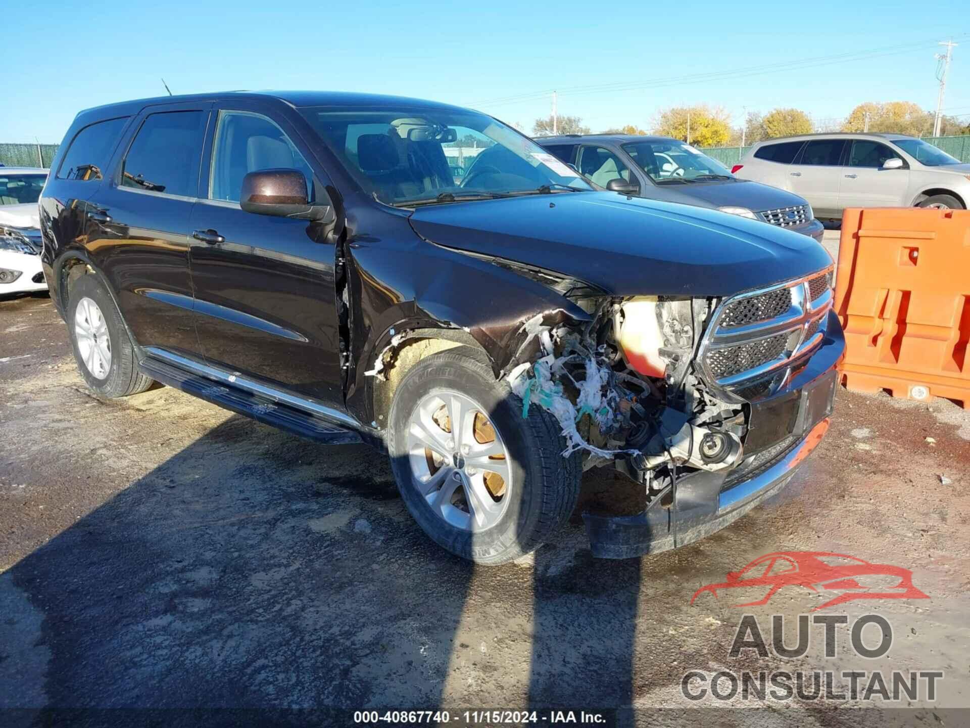 DODGE DURANGO 2012 - 1C4RDJAG6CC196929