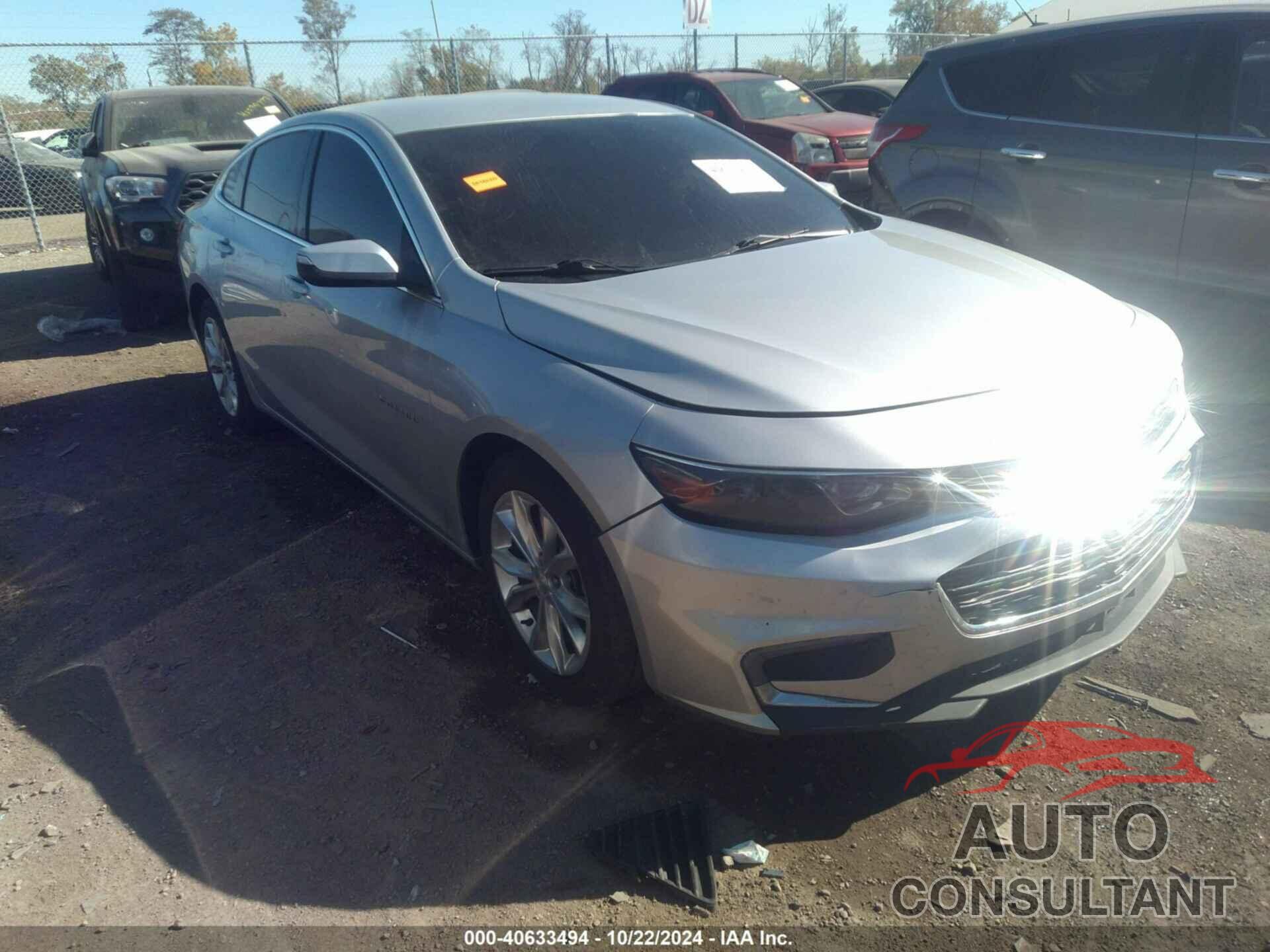 CHEVROLET MALIBU 2017 - 1G1ZE5STXHF184555