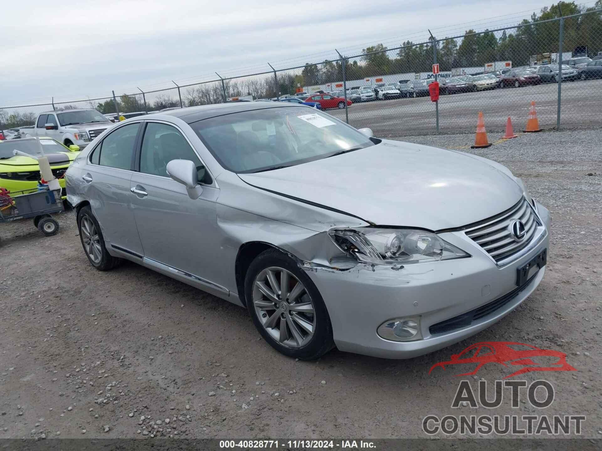 LEXUS ES 350 2011 - JTHBK1EG5B2452918