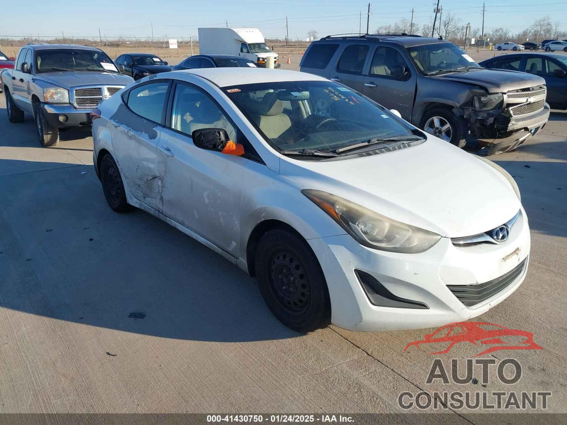 HYUNDAI ELANTRA 2016 - 5NPDH4AE3GH783565