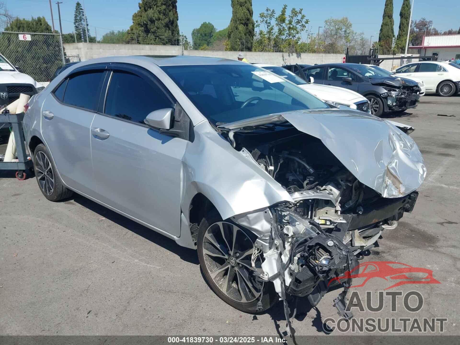 TOYOTA COROLLA 2018 - 5YFBURHE8JP804118