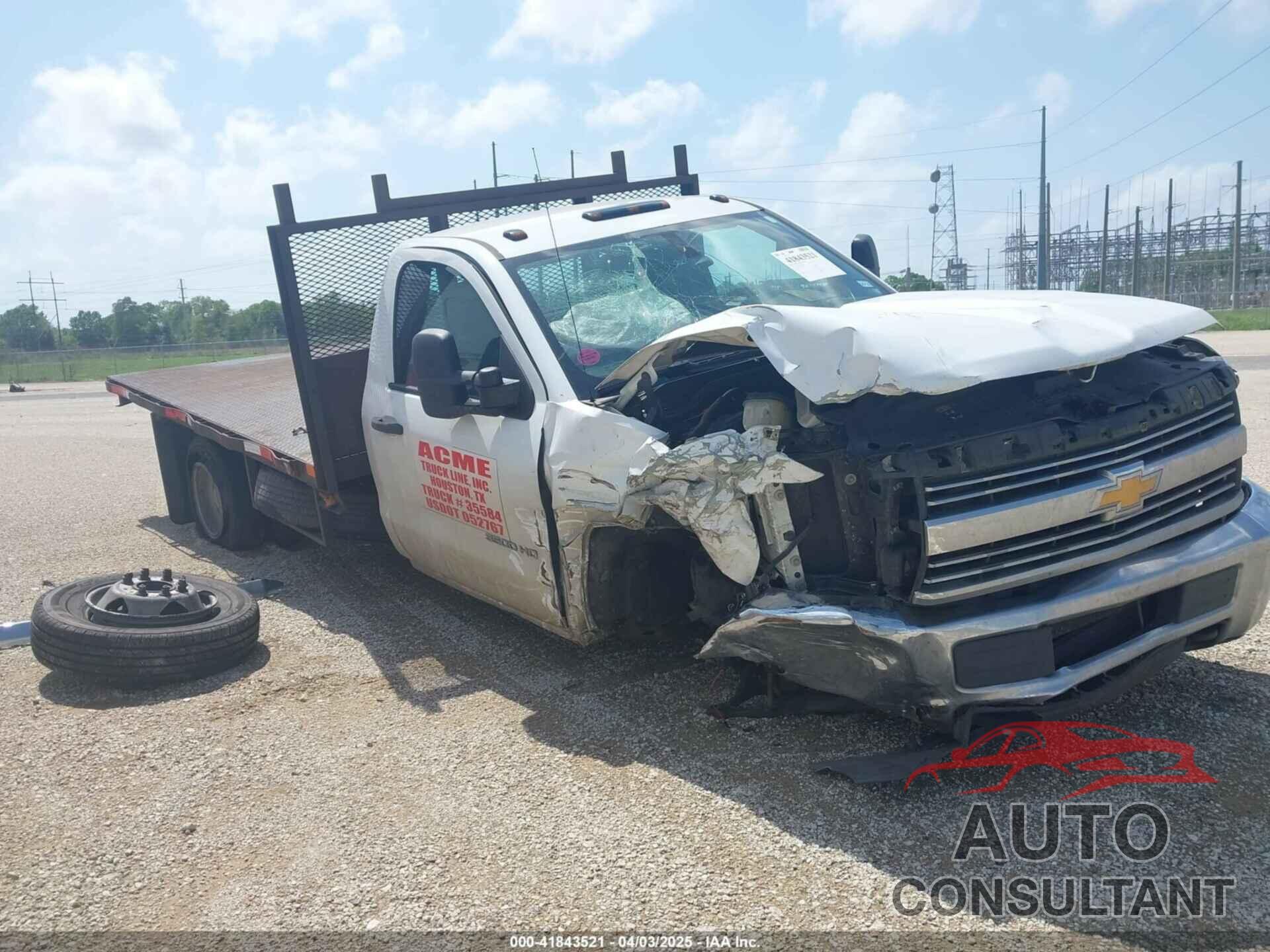 CHEVROLET SILVERADO 3500HD CHASSIS 2018 - 1GB3CYCG6JF203439