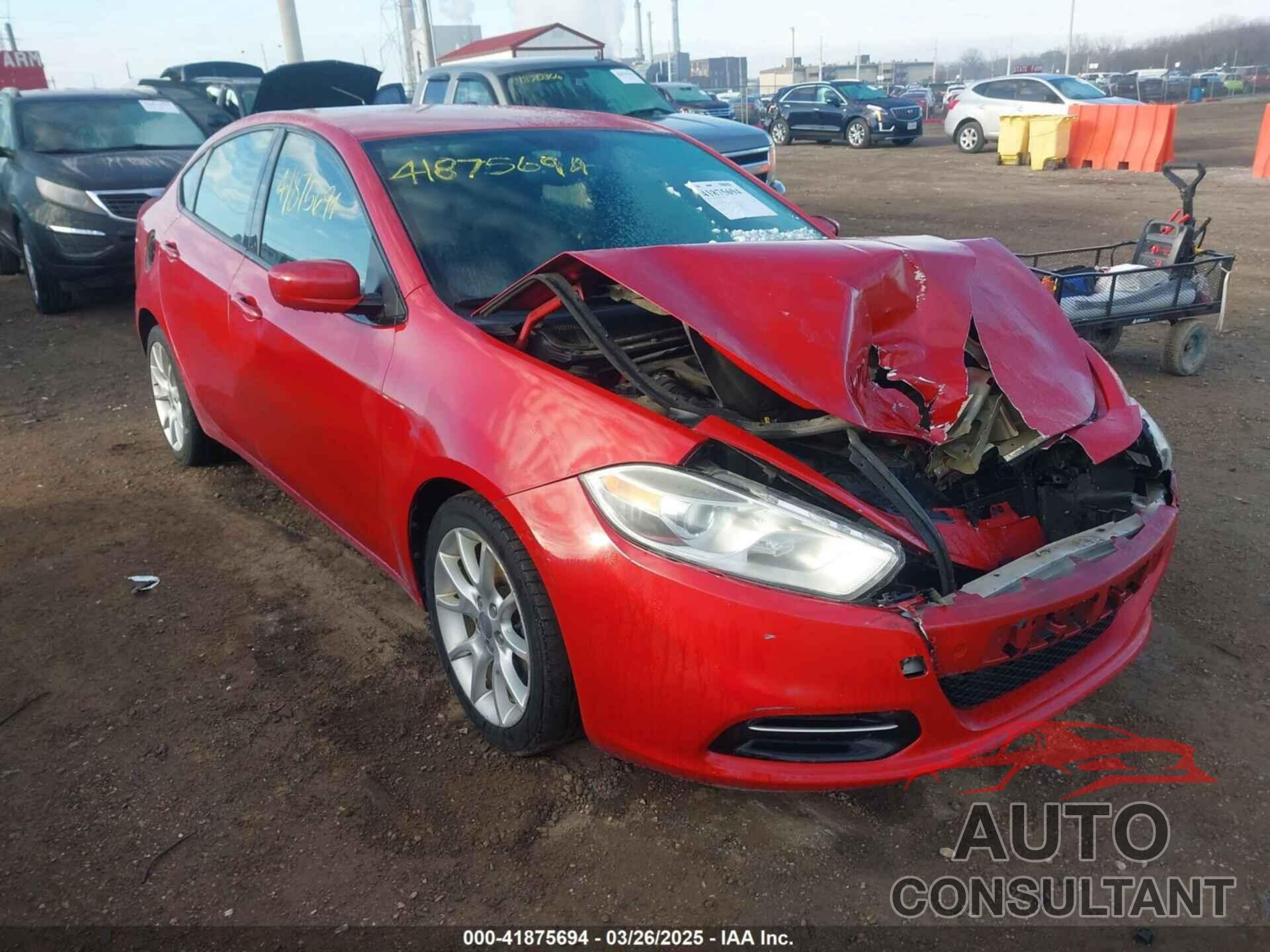 DODGE DART 2013 - 1C3CDFBA4DD257188