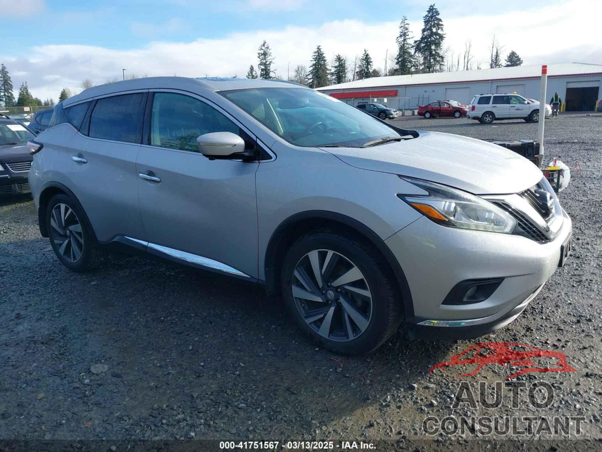 NISSAN MURANO 2015 - 5N1AZ2MH4FN248409